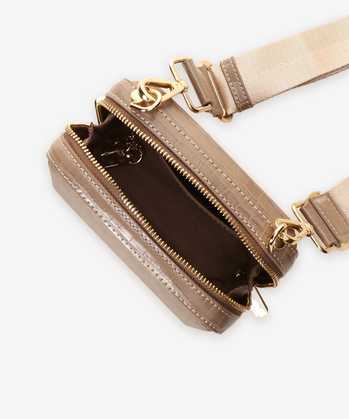 Samantha Vega「クロコ調ナノスクエアストーンショルダーバッグ」|ショルダー・メッセンジャー|