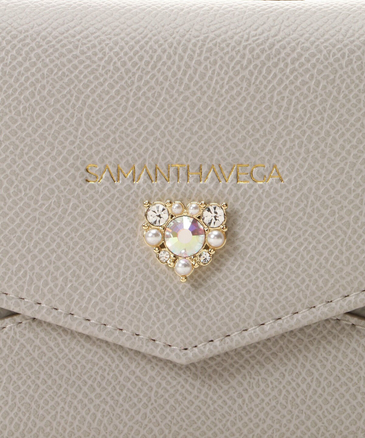 Samantha Vega「ハートビジュー付き折財布」|財布|