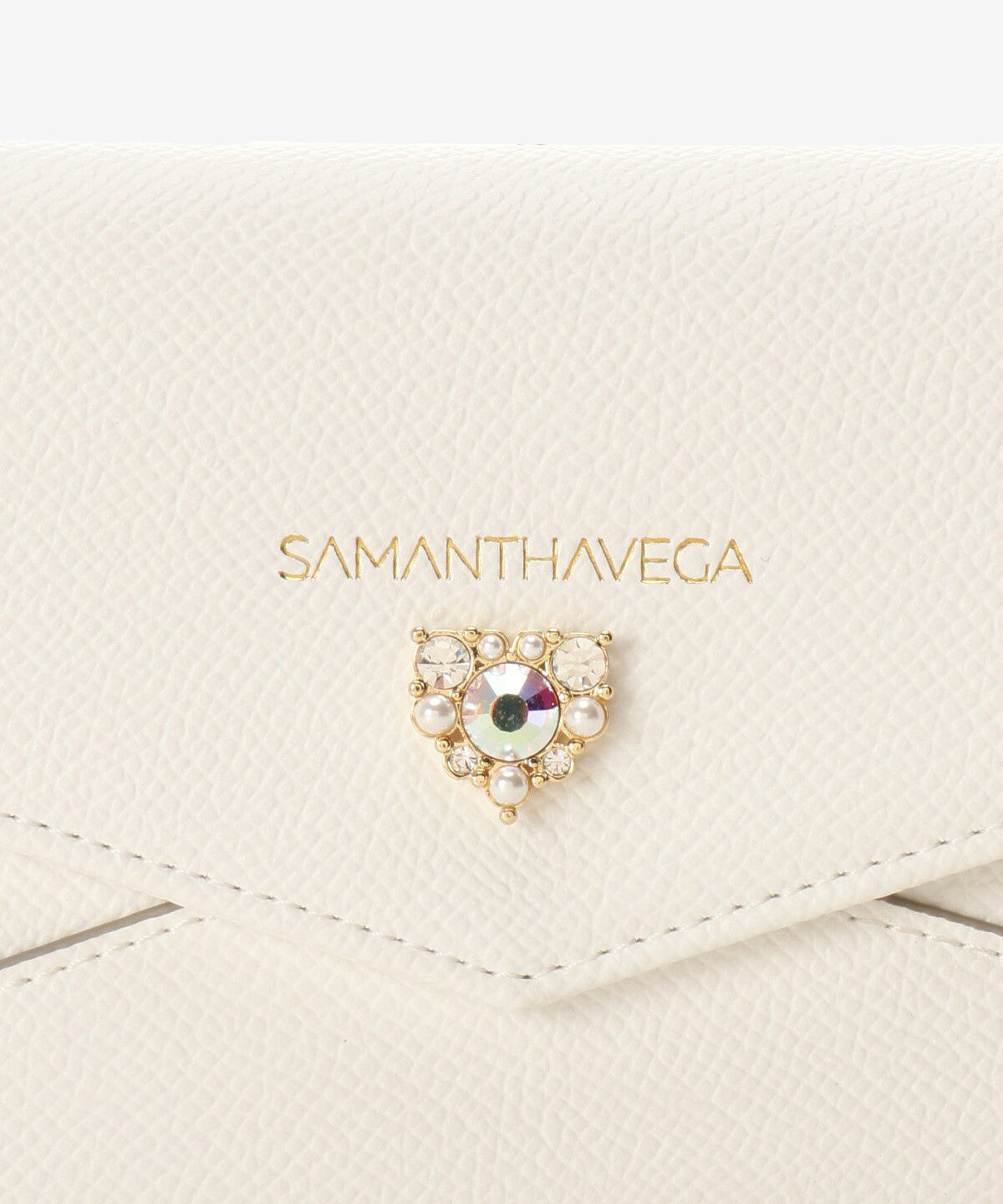 Samantha Vega「ハートビジュー付き折財布」|財布|