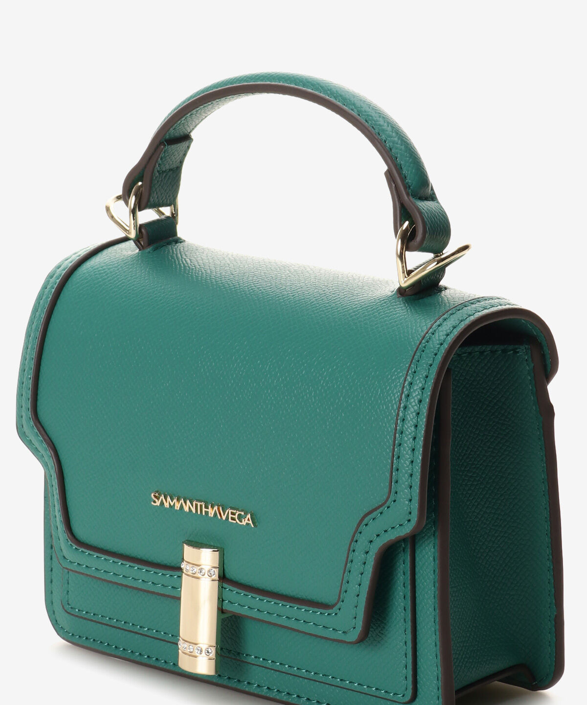 Samantha Vega「サイドビジューワンハンドルショルダーバッグ」|ショルダー・メッセンジャー|