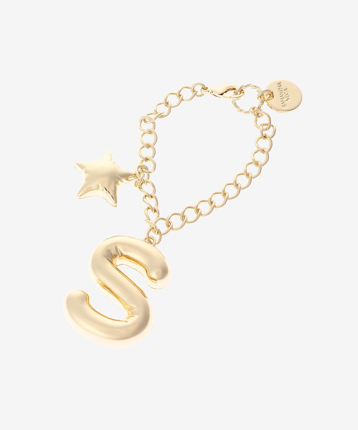 Samantha Vega「バルーンイニシャルチャーム（S）」|チャーム・キーホルダー|ゴールド