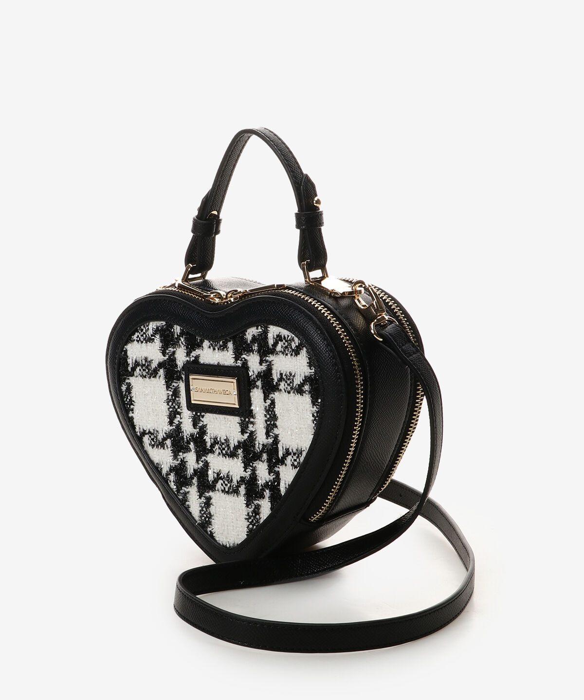 Samantha Vega「チェックハート型ショルダーバッグ」|ショルダー・メッセンジャー|