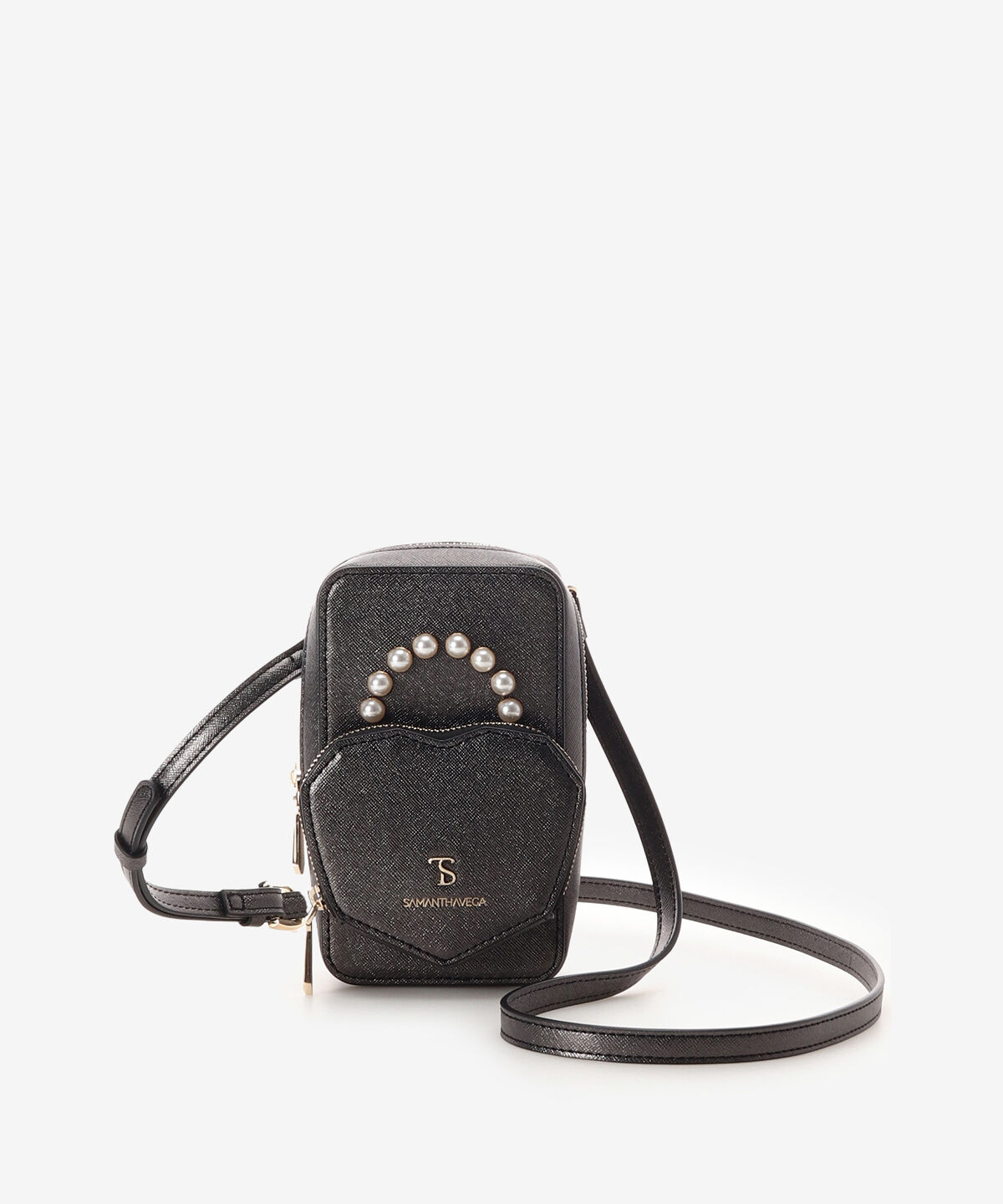 Samantha Vega「ハートパールスマホショルダーバッグ」|ショルダー・メッセンジャー|