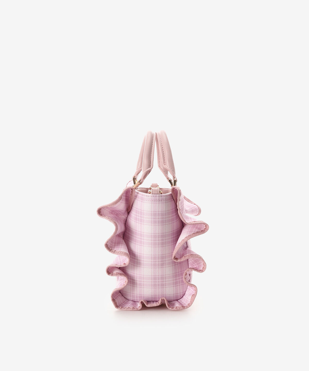 Samantha Vega「チェックリボンフリルハンドバッグ（小）」|ハンドバッグ|