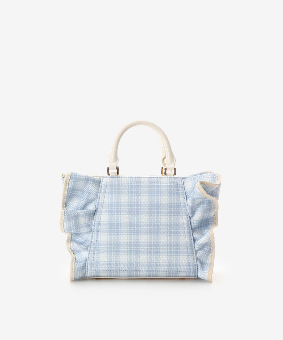 Samantha Vega「チェックリボンフリルハンドバッグ（小）」|ハンドバッグ|
