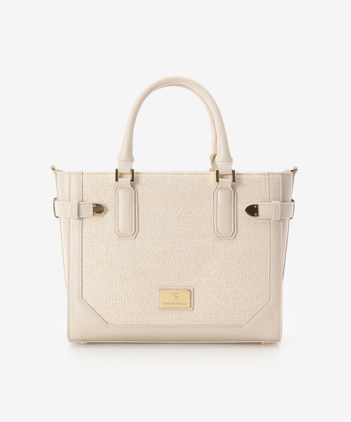 Samantha Vega「パナマ風ベルト金具ハンドバッグ」|ハンドバッグ|