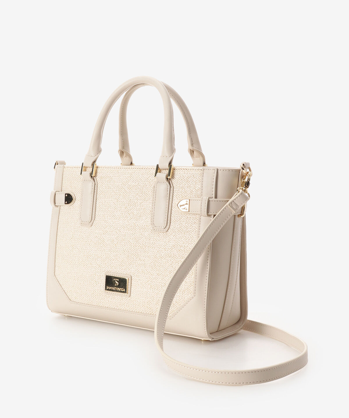 Samantha Vega「パナマ風ベルト金具ハンドバッグ」|ハンドバッグ|