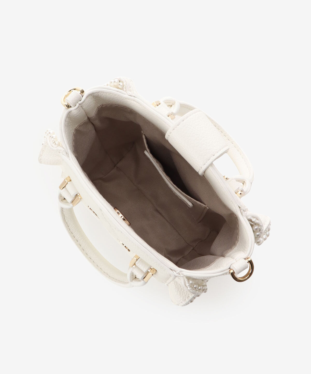 Samantha Vega「キルティングパールフラッタースマホショルダー」|ショルダー・メッセンジャー|