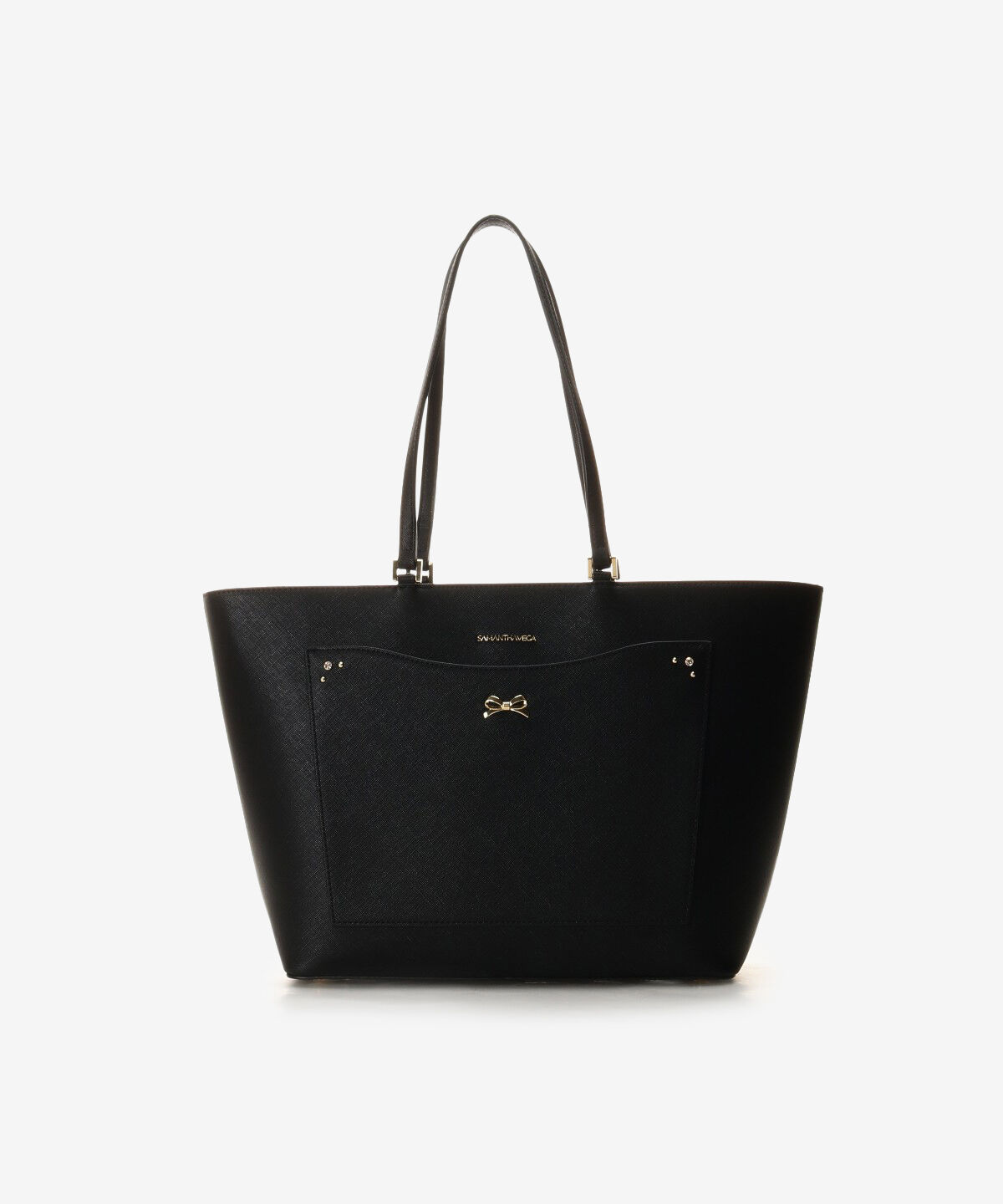 Samantha Vega「シンプルリボンA4トートバッグ」|トートバッグ|ブラック