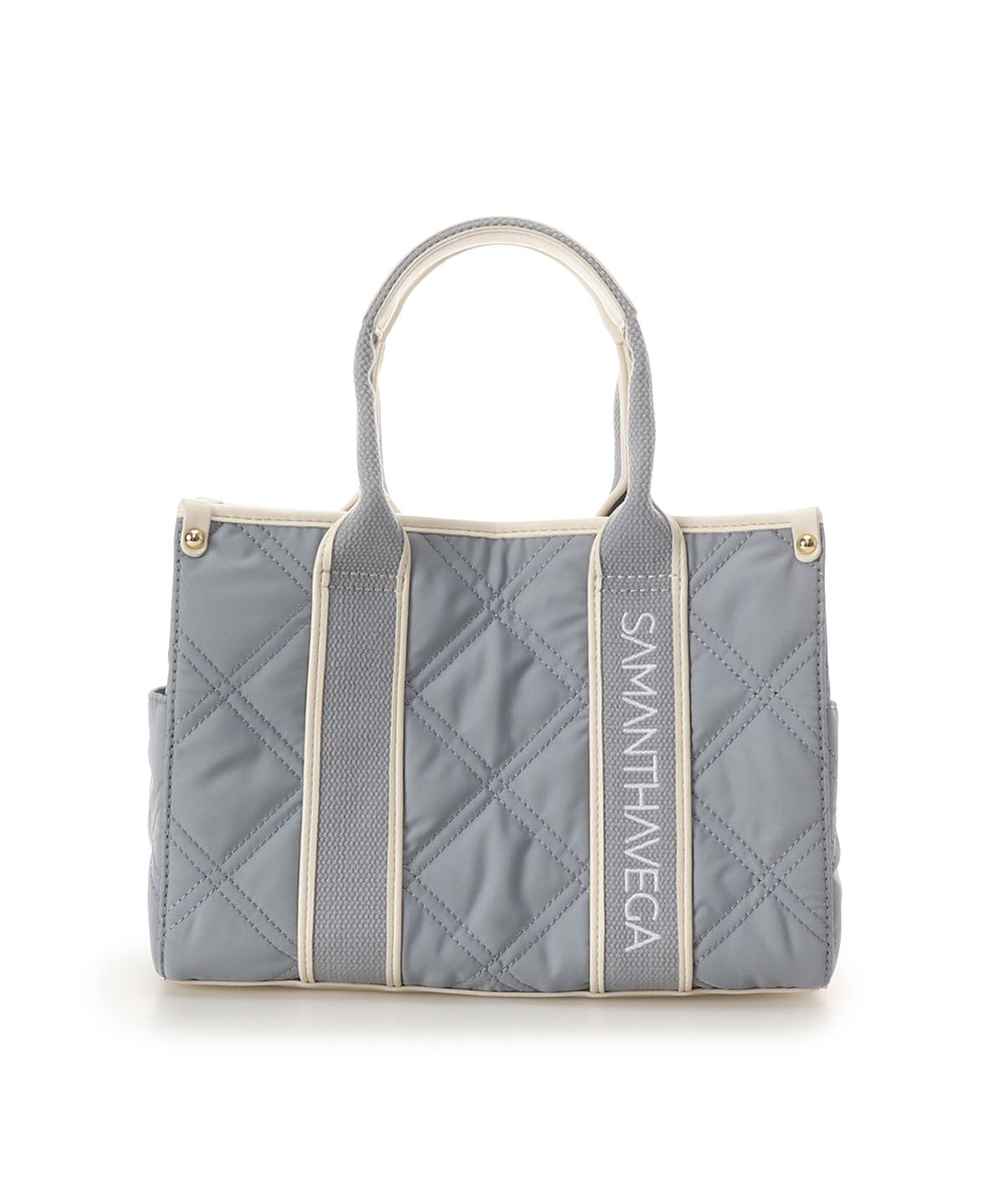 Samantha Vega「ロゴテープキルティングハンドバッグ（小）」|ハンドバッグ|