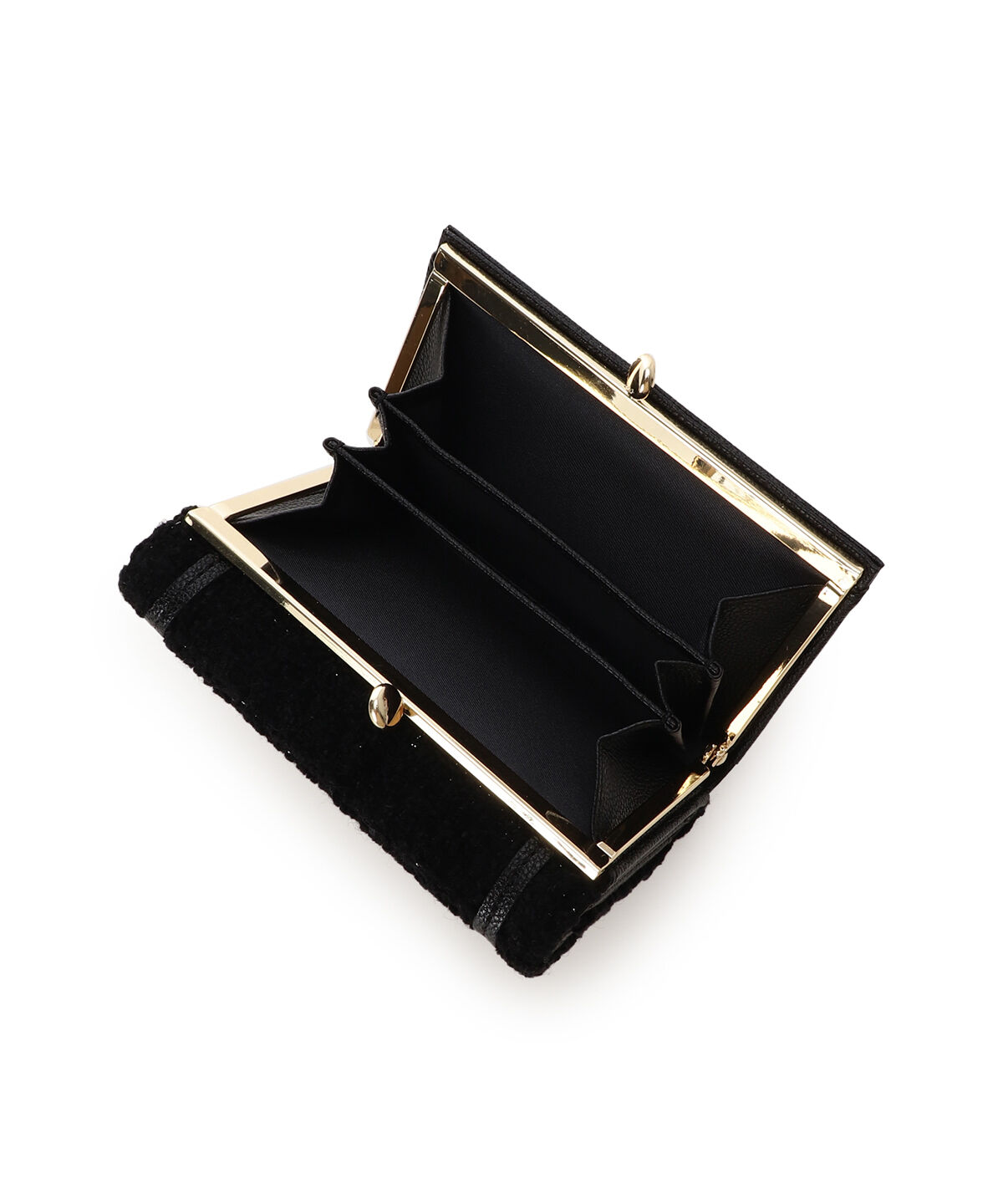 Samantha Vega「ソリッドリボンツイード折財布」|財布|