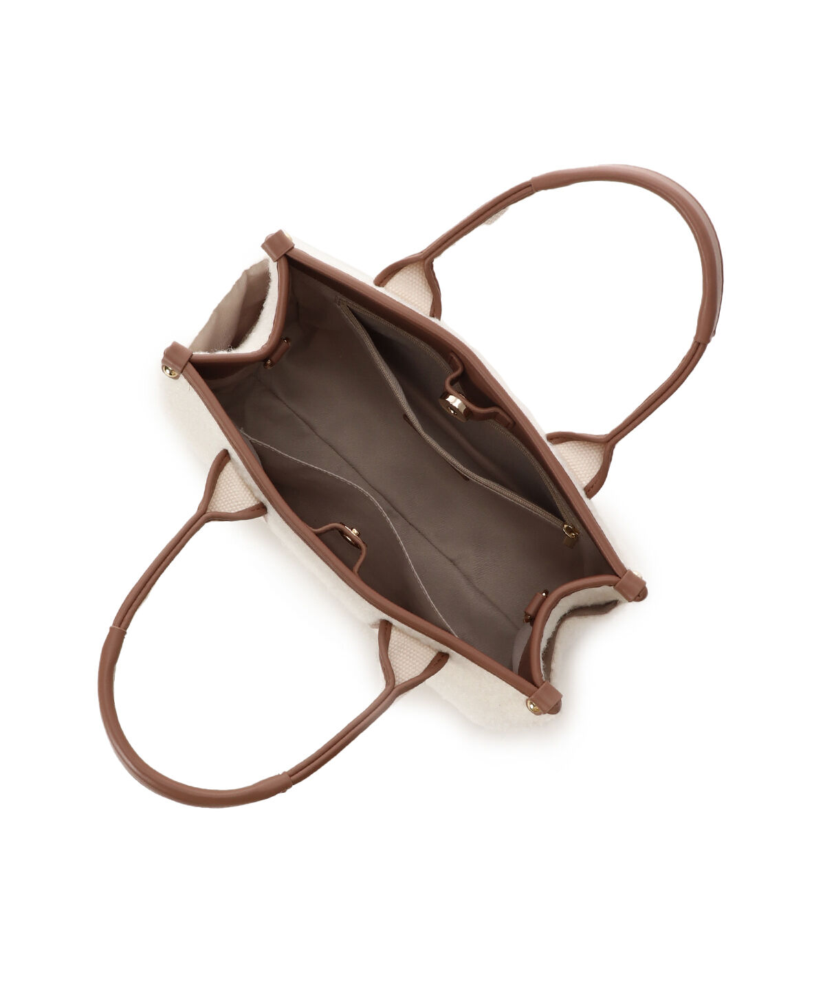 Samantha Vega「ロゴテープボアハンドバッグ（小）」|ハンドバッグ|