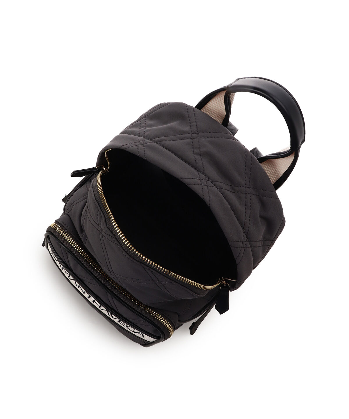 Samantha Vega「ロゴテープキルティングミニリュック」|リュック|