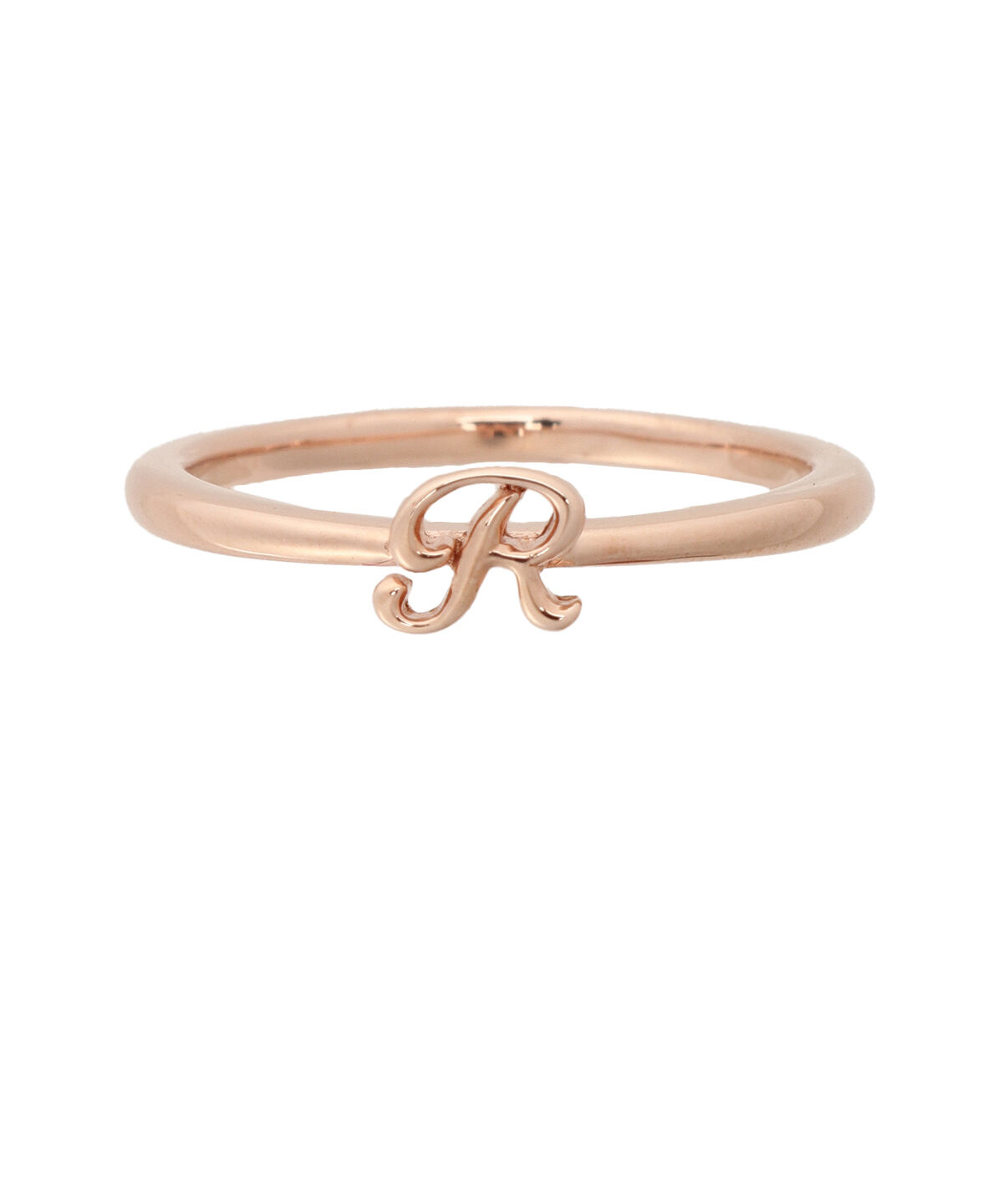 newme by Samantha Thavasa「イニシャルリング(R)」|リング|SILVER PGﾒｯｷ