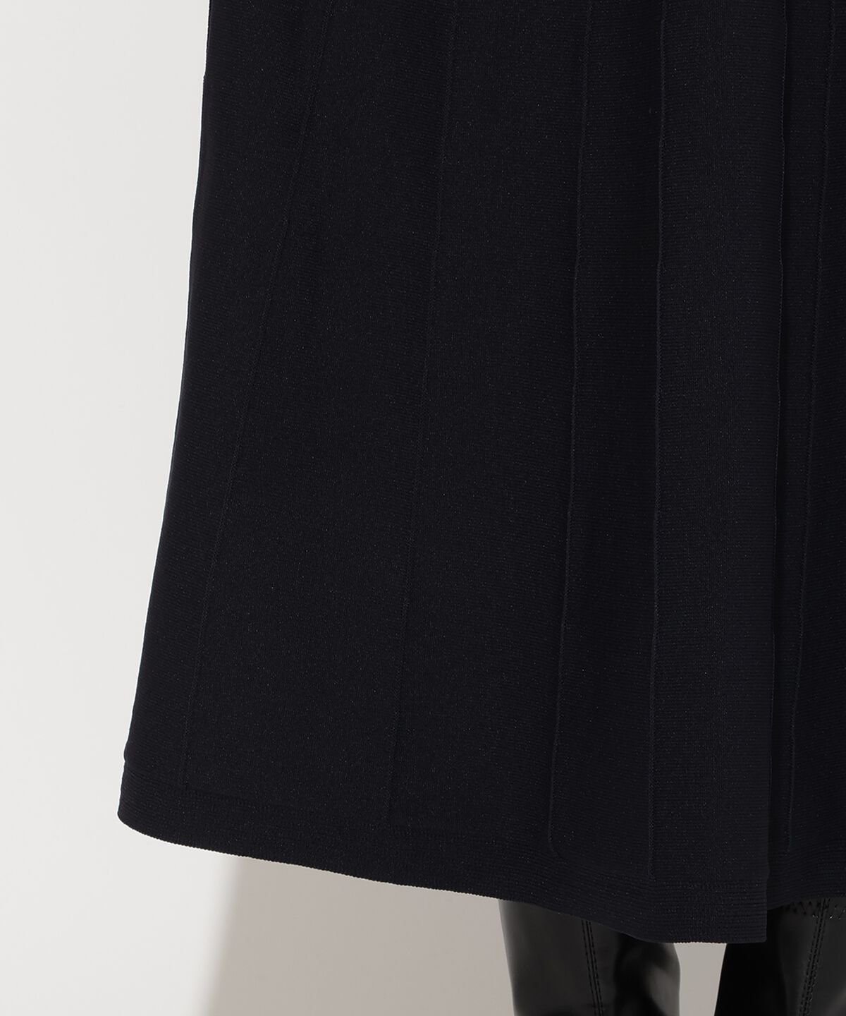 アンドクチュール「ニットビスチェ風スキッパーワンピース」|ワンピース|