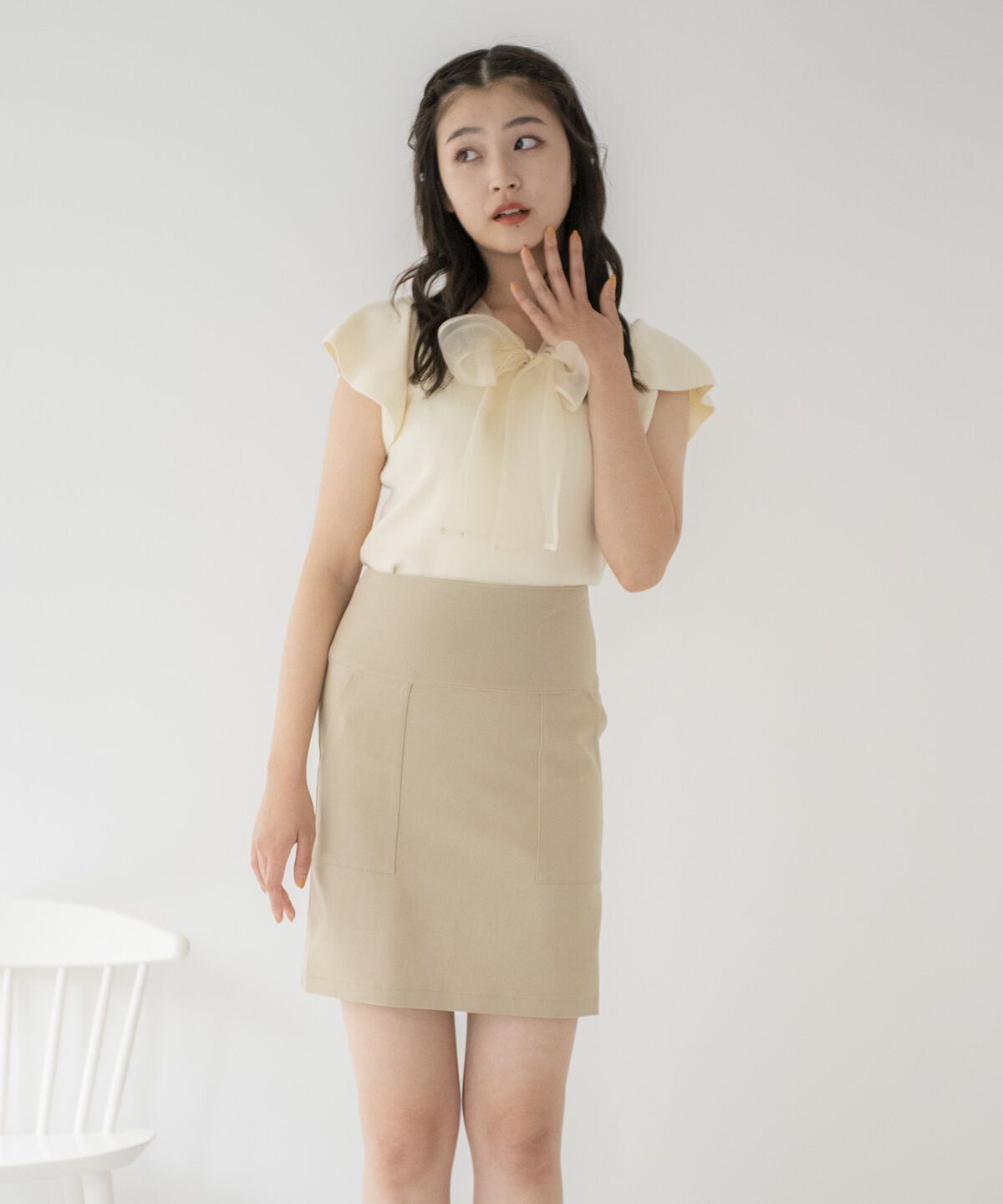 REDYAZEL「ストレッチタイトミニスカート」|タイト|