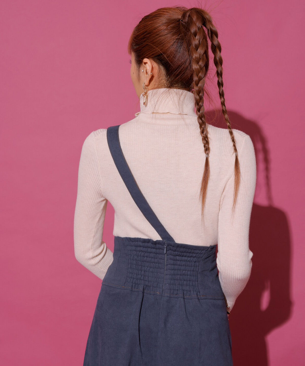 REDYAZEL「袖フレアタートルニット」|ニット・セーター|