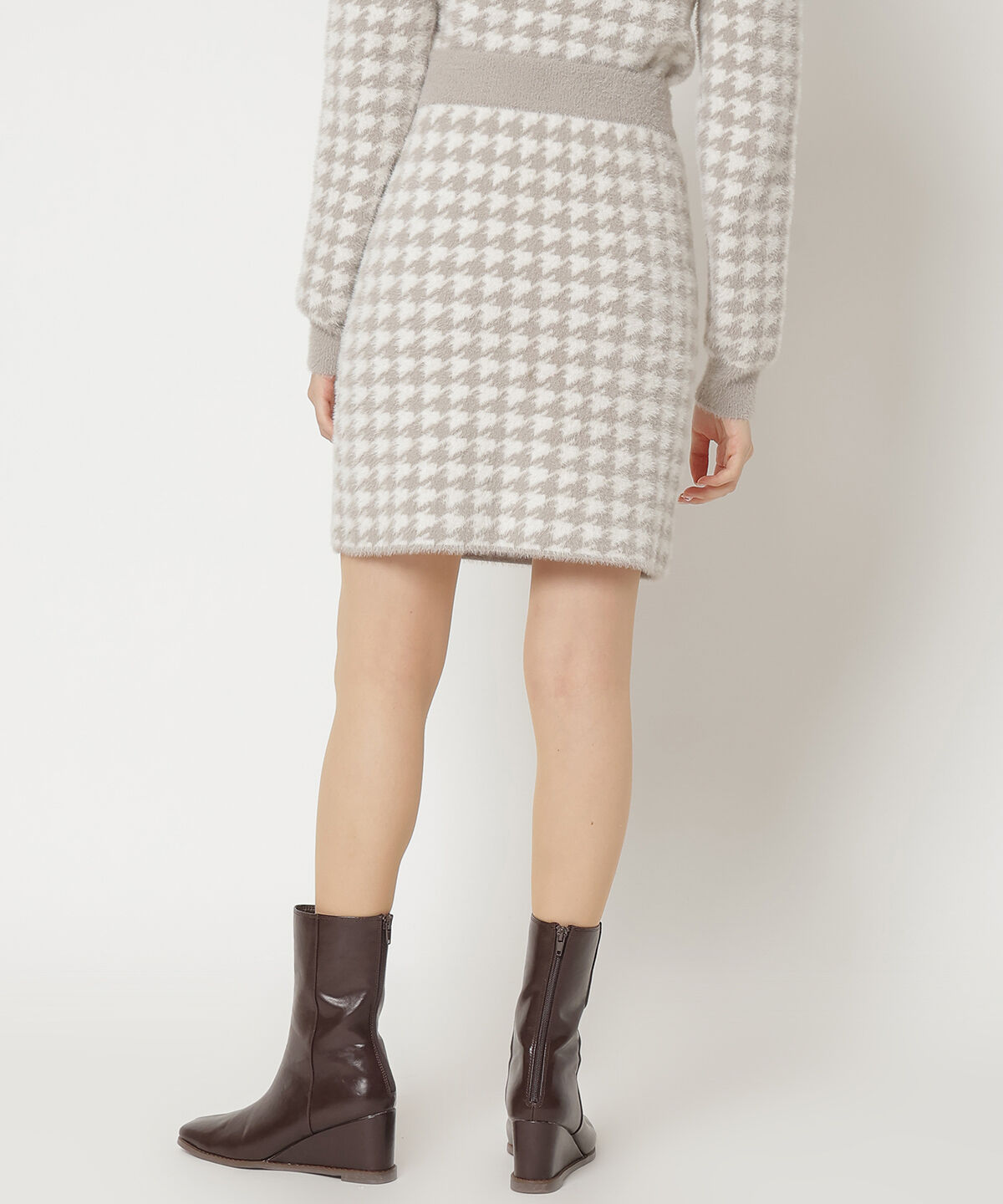 REDYAZEL「千鳥シャギースカート」|タイト|