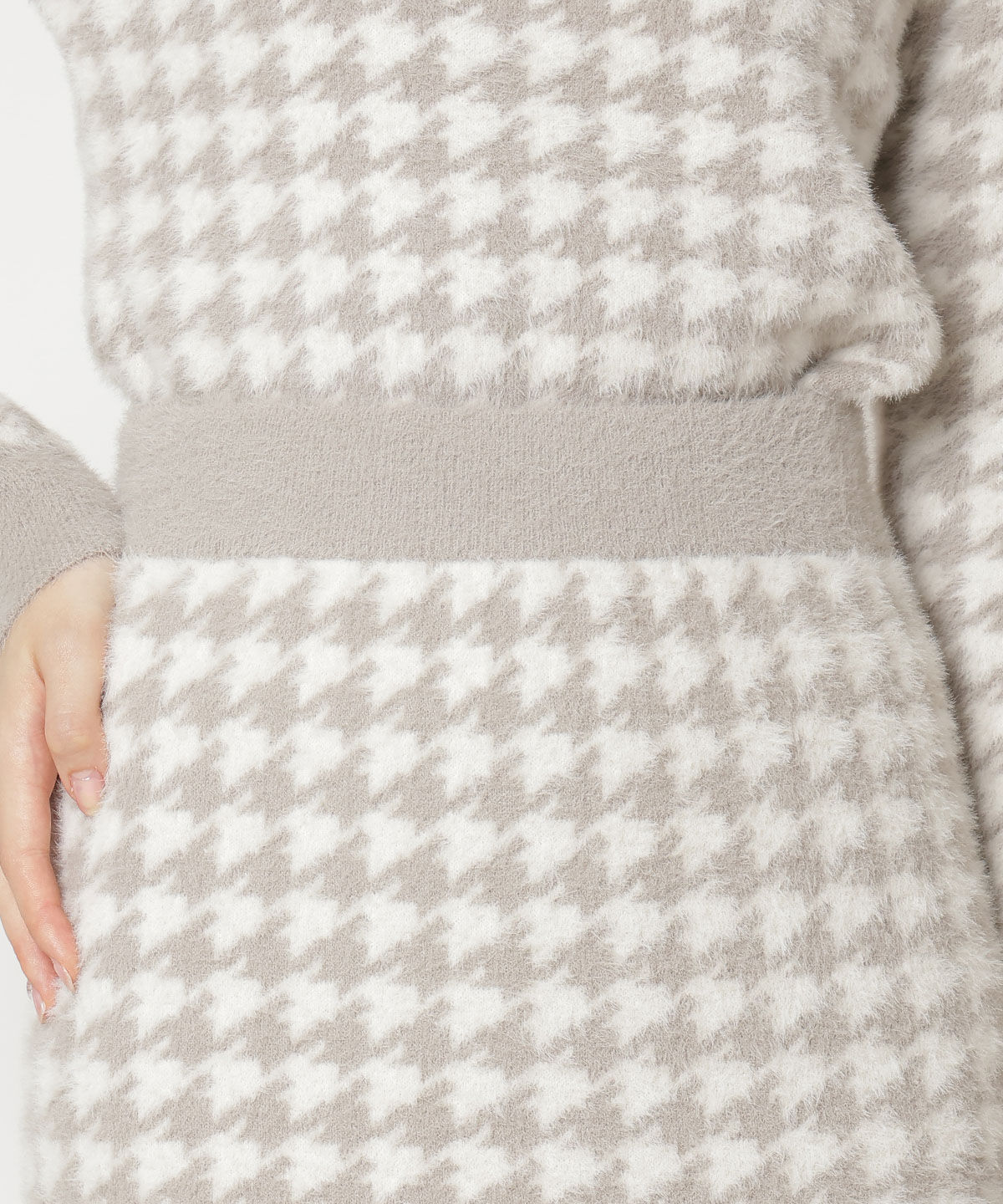 REDYAZEL「千鳥シャギースカート」|タイト|