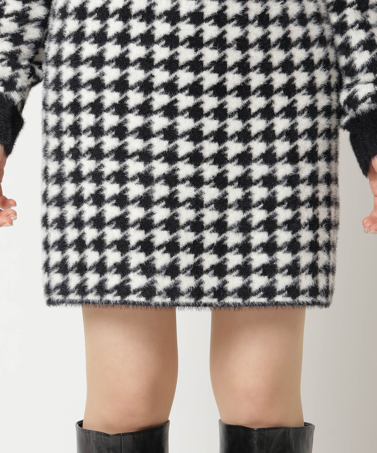 REDYAZEL「千鳥シャギースカート」|タイト|