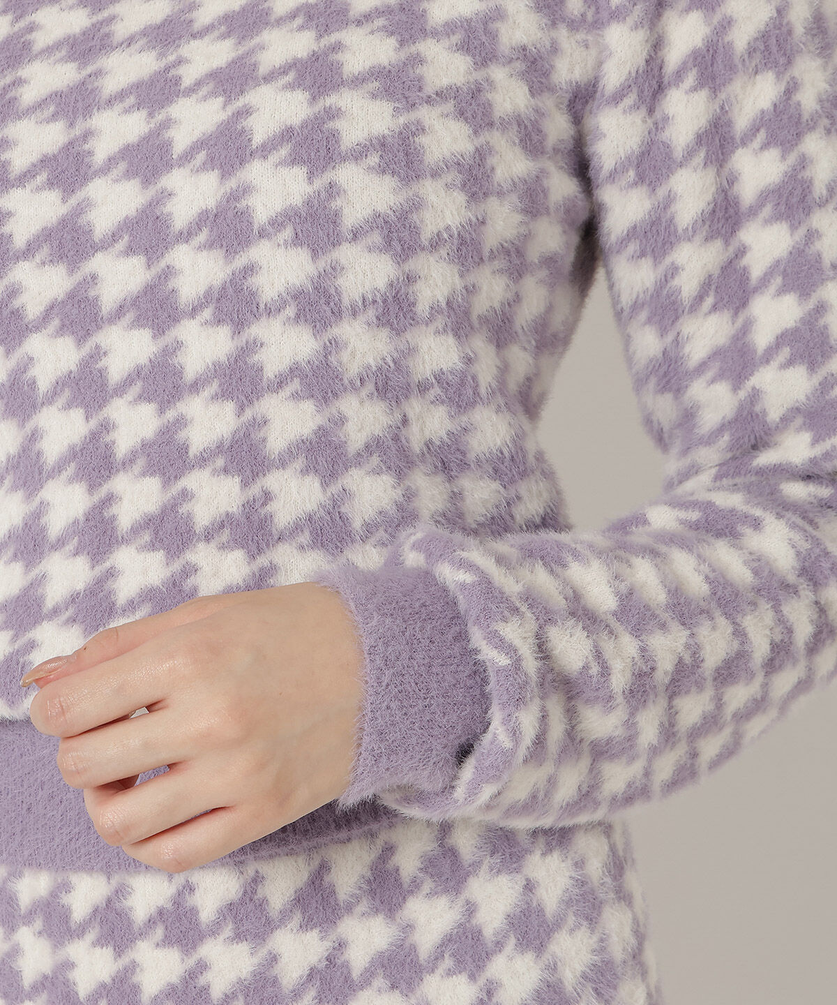 REDYAZEL「千鳥シャギーニット」|ニット・セーター|