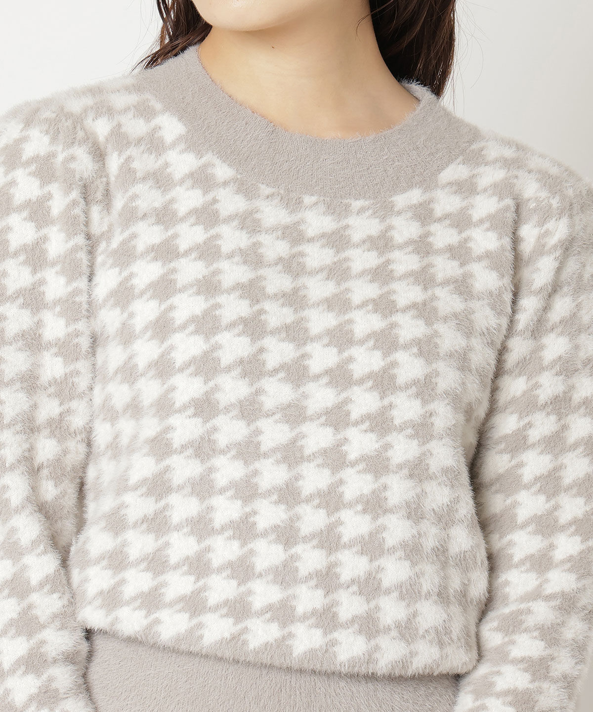 REDYAZEL「千鳥シャギーニット」|ニット・セーター|