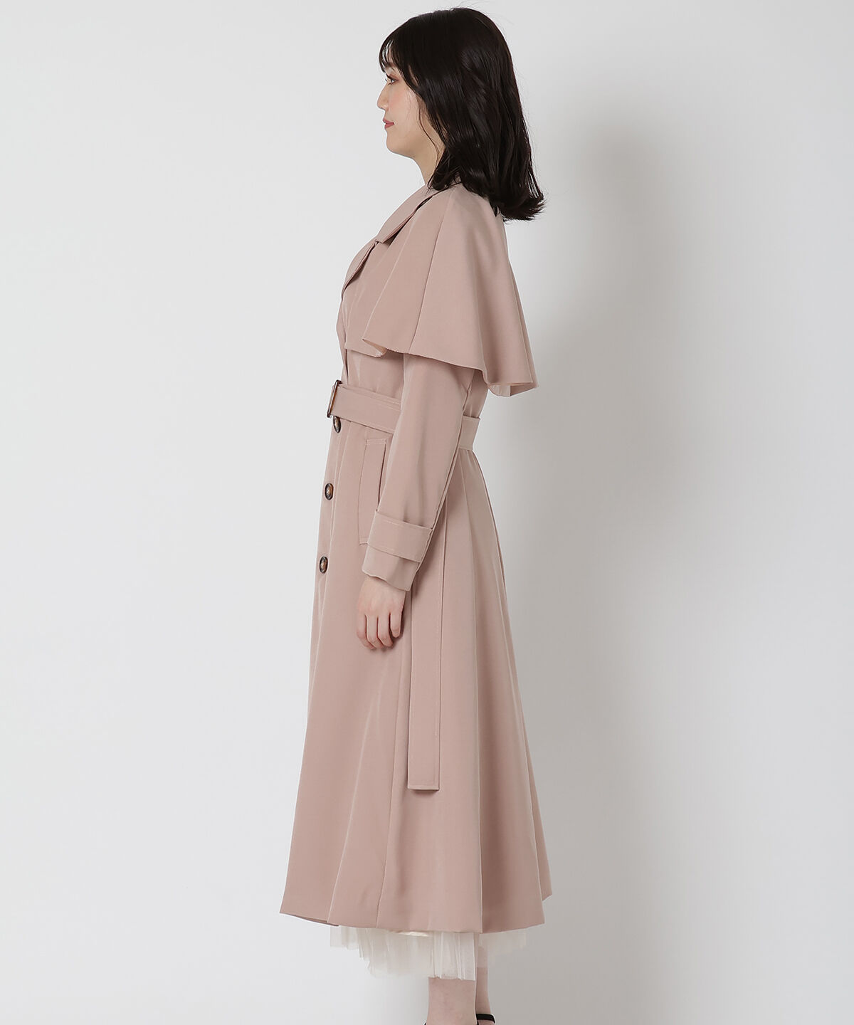 REDYAZEL「ケープトレンチコート」|トレンチコート|