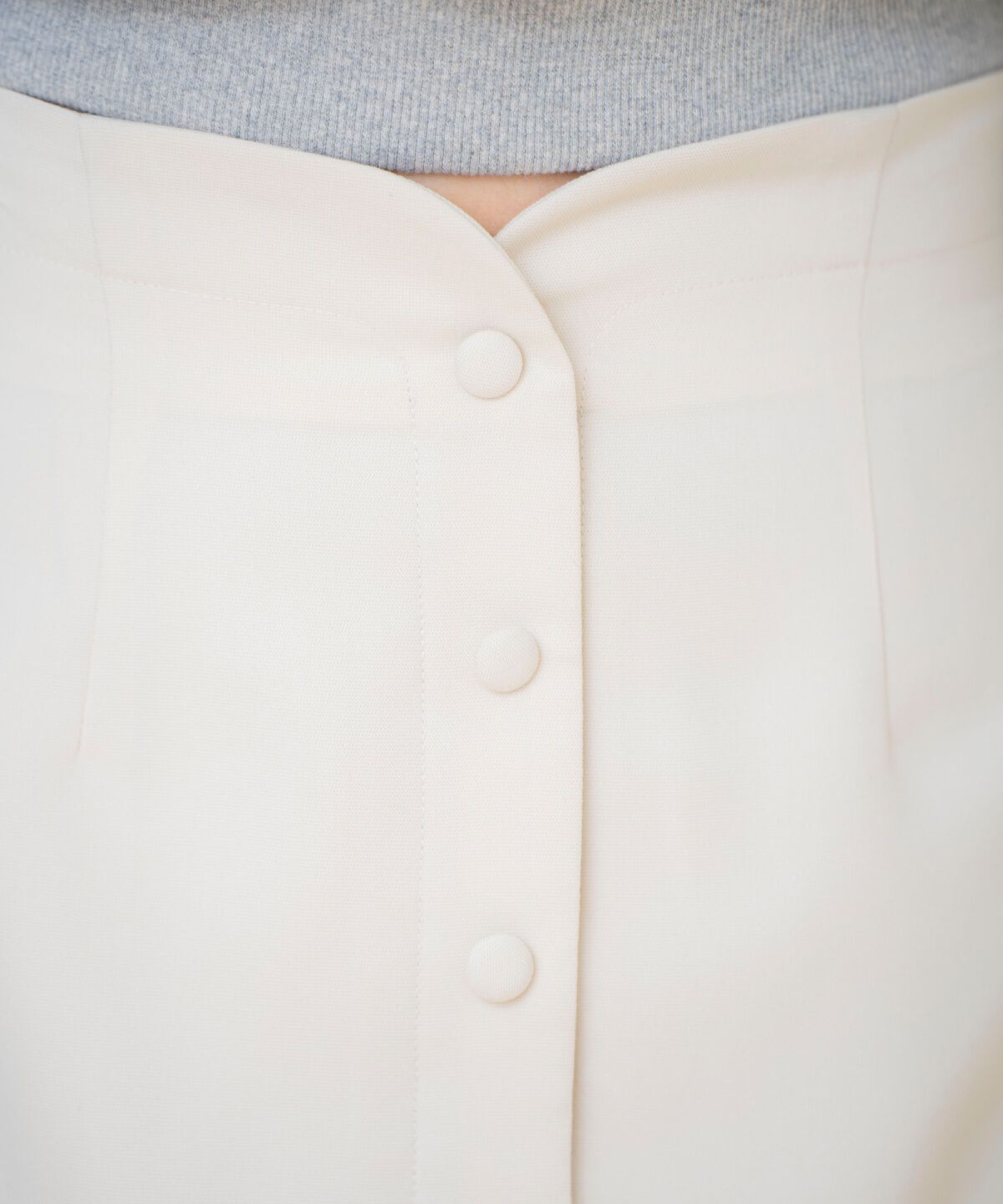 REDYAZEL「フロントボタンミニスカート」|台形|