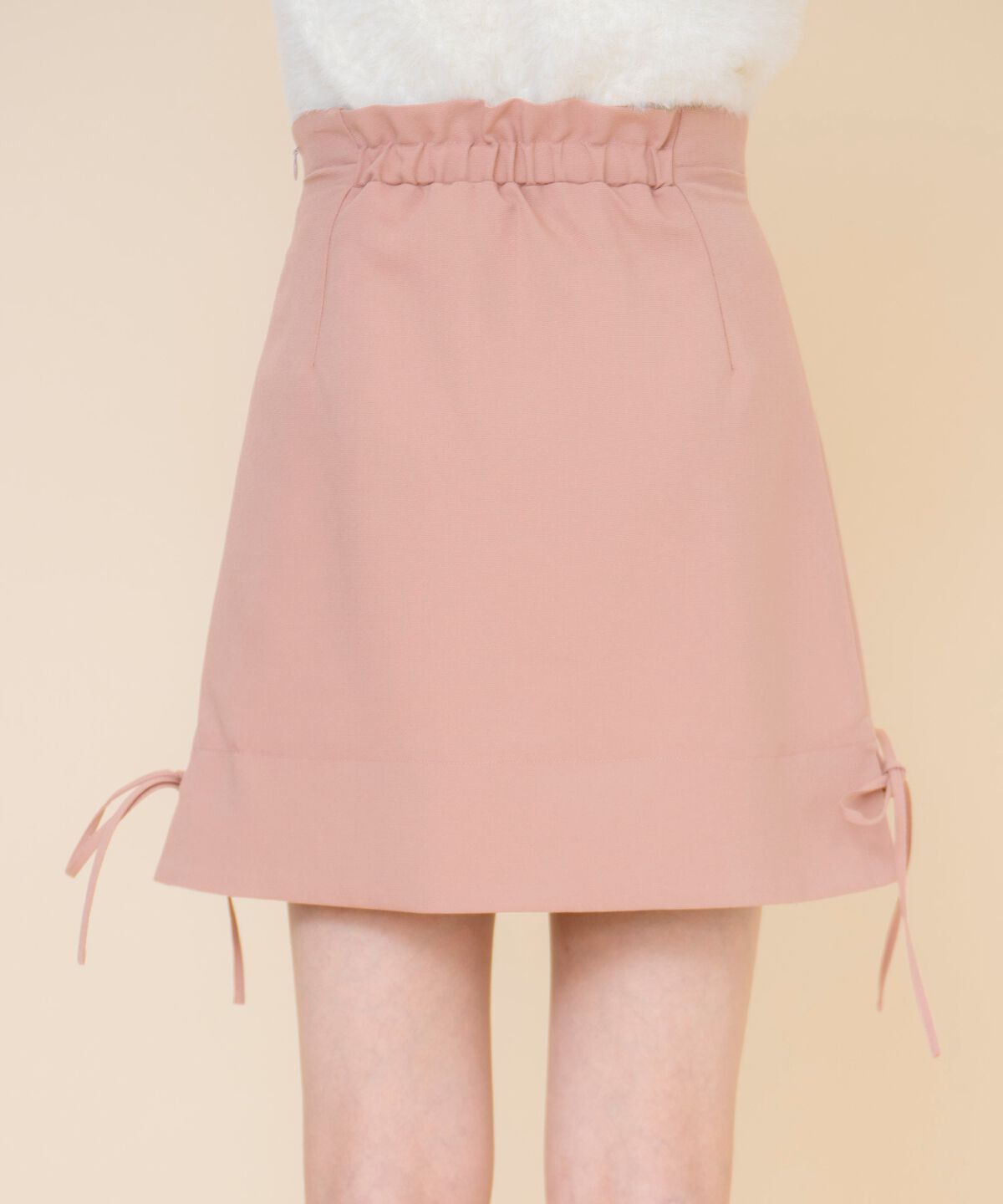 REDYAZEL「フロントボタンミニスカート」|台形|