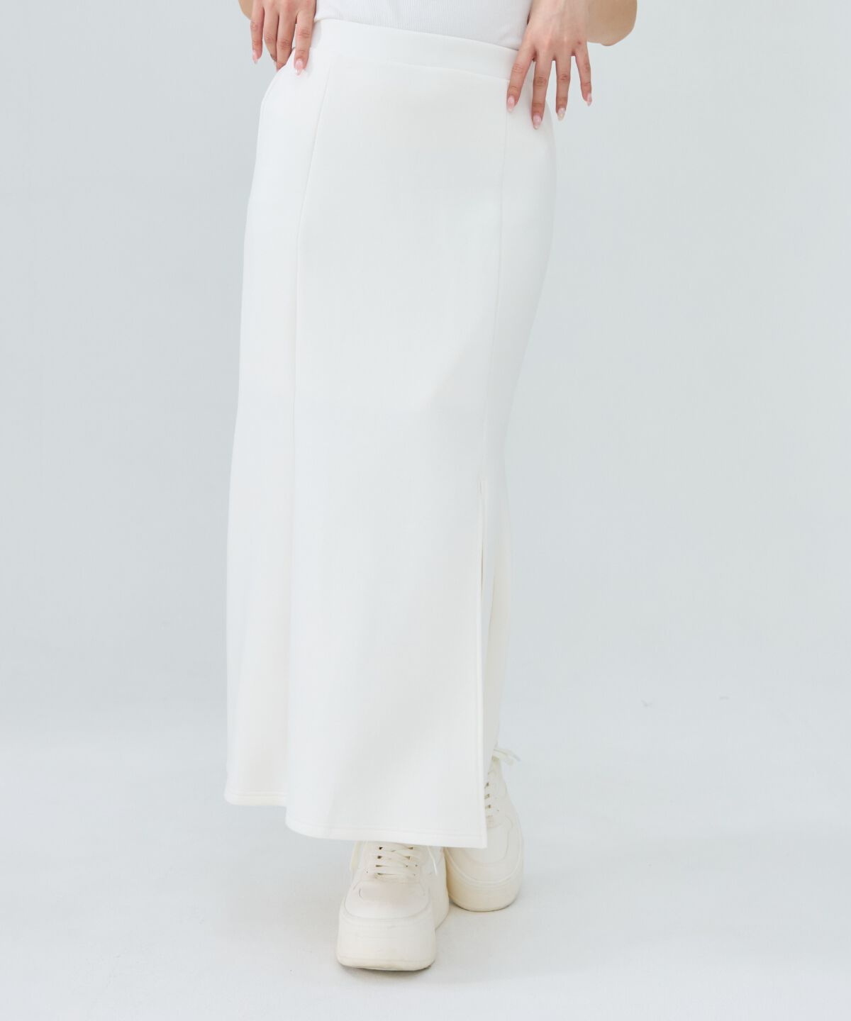 REDYAZEL「ダンボールマーメイドロングスカート」|フレア|