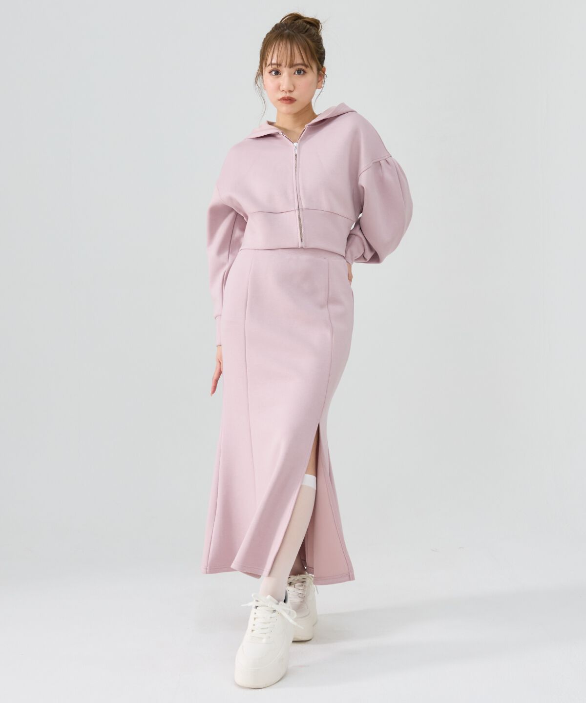 REDYAZEL「ダンボールマーメイドロングスカート」|フレア|