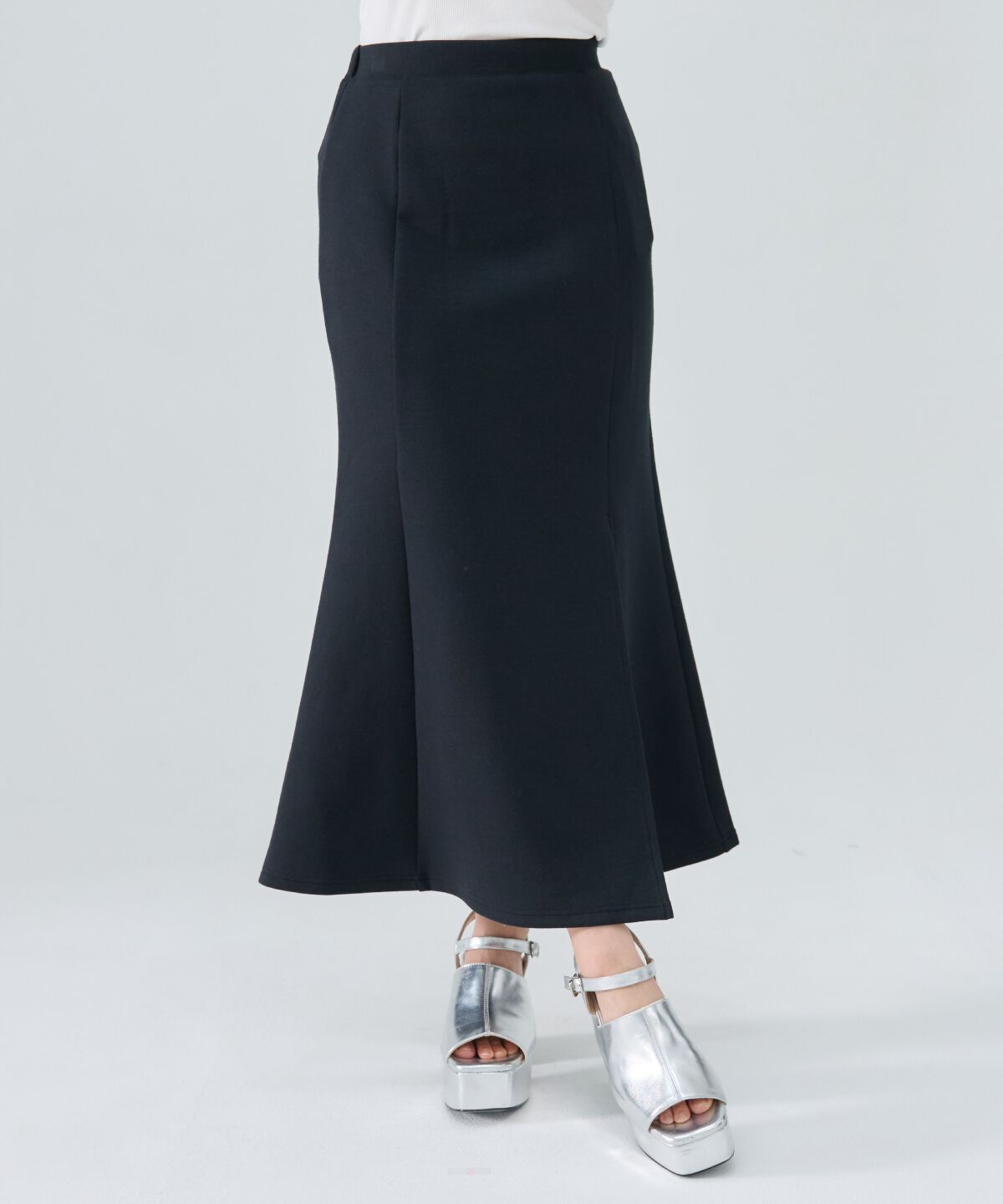 REDYAZEL「ダンボールマーメイドロングスカート」|フレア|