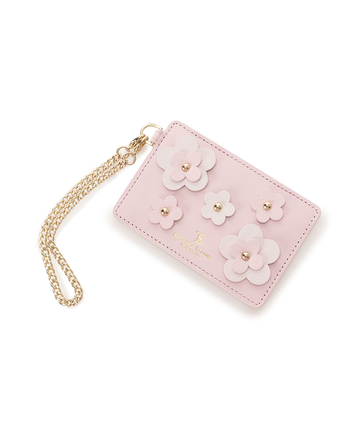 Samantha Thavasa Petit Choice「フラワーパッチ パスケース」|定期入れ|