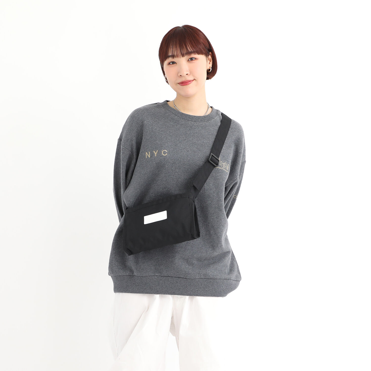 Manhattan Portage「EAST RIVER SHOULDER BAG(S) 300P CORDURA(R) ECO SHEEN VOL.2」|ショルダー・メッセンジャー|BLK