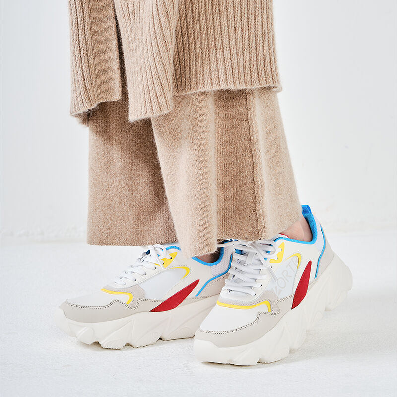 ORiental TRaffic「ボリュームソールダッドスニーカー/3706」|スニーカー|WHITE