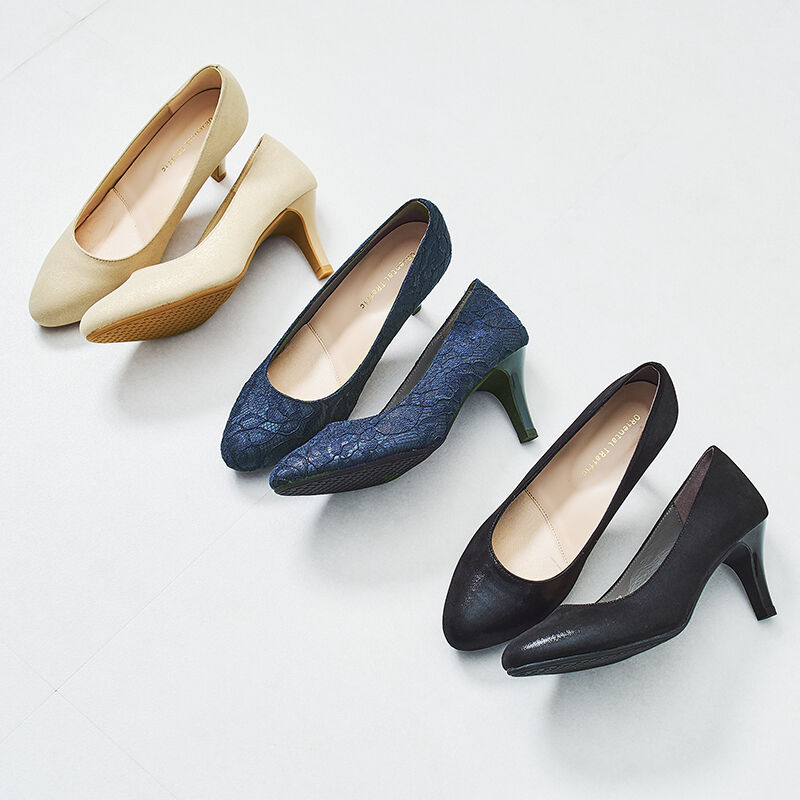 ORiental TRaffic「【跳べるパンプス/シリーズ累計１５０万足突破】ラウンドトゥヒール/R-3209 ヒール7cm」|パンプス|