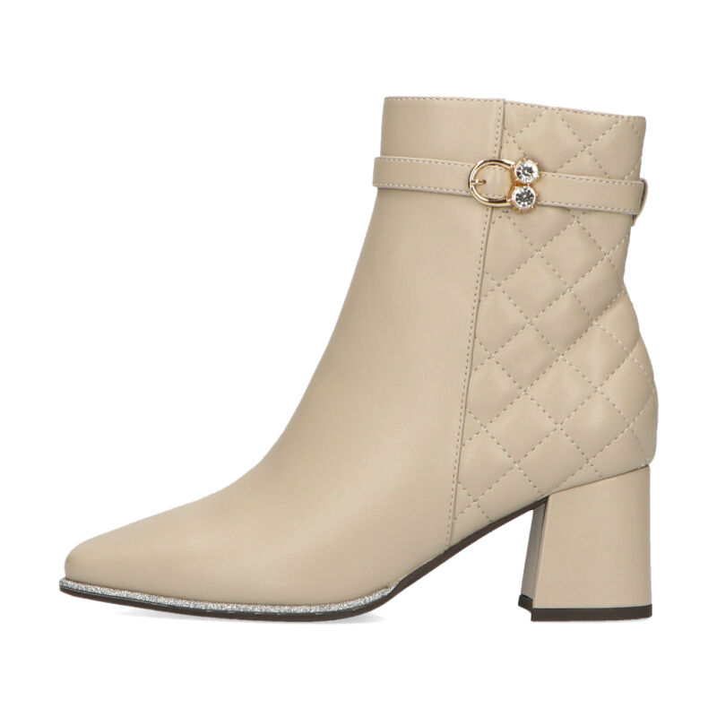 ORiental TRaffic「グリッターラインキルティングブーツ/31435」|ショートブーツ|