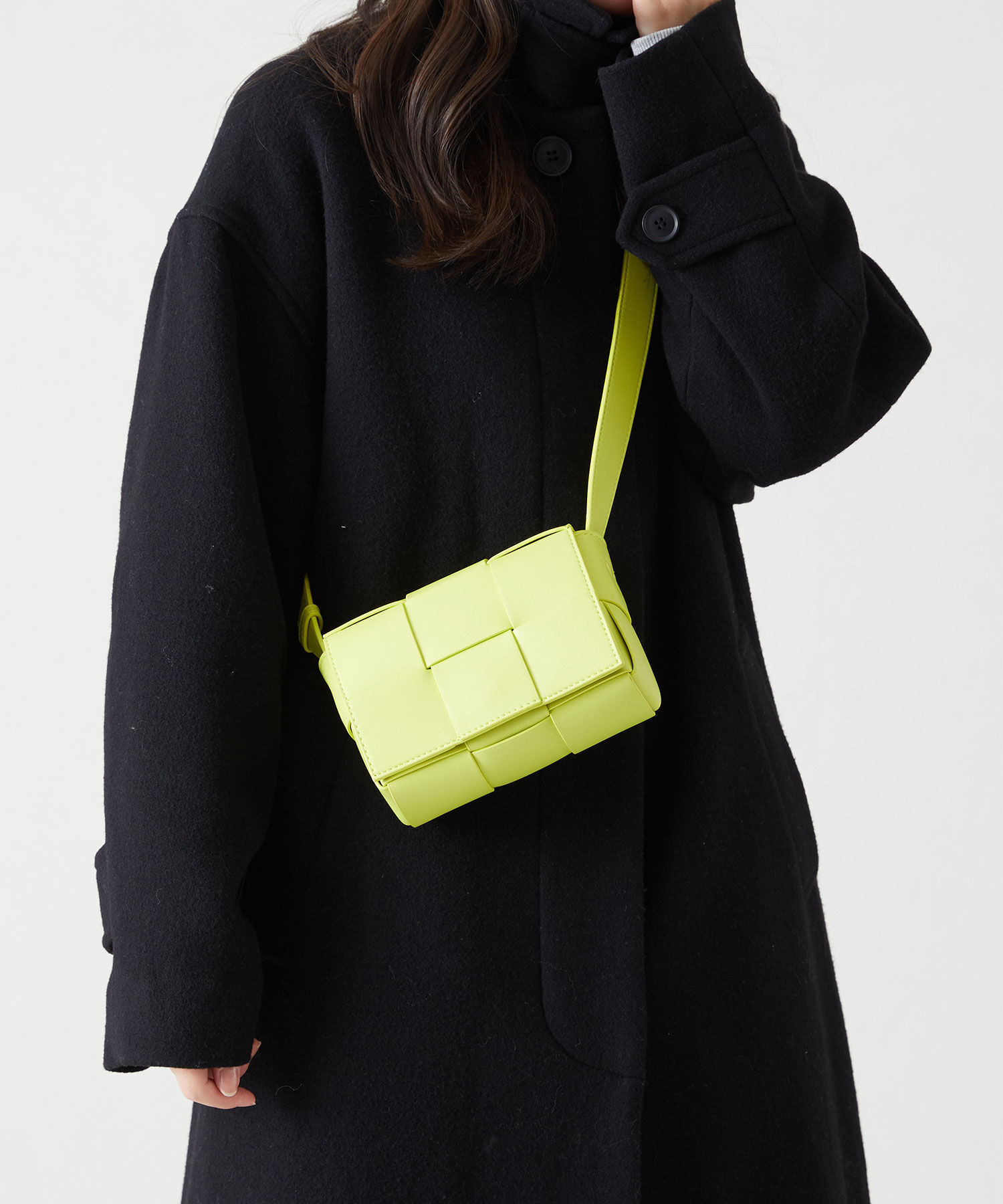 ORiental TRaffic「【BAG】編み込みショルダーバッグ/BA-213 ハンドバッグ ショルダーバッグ」|ショルダー・メッセンジャー|