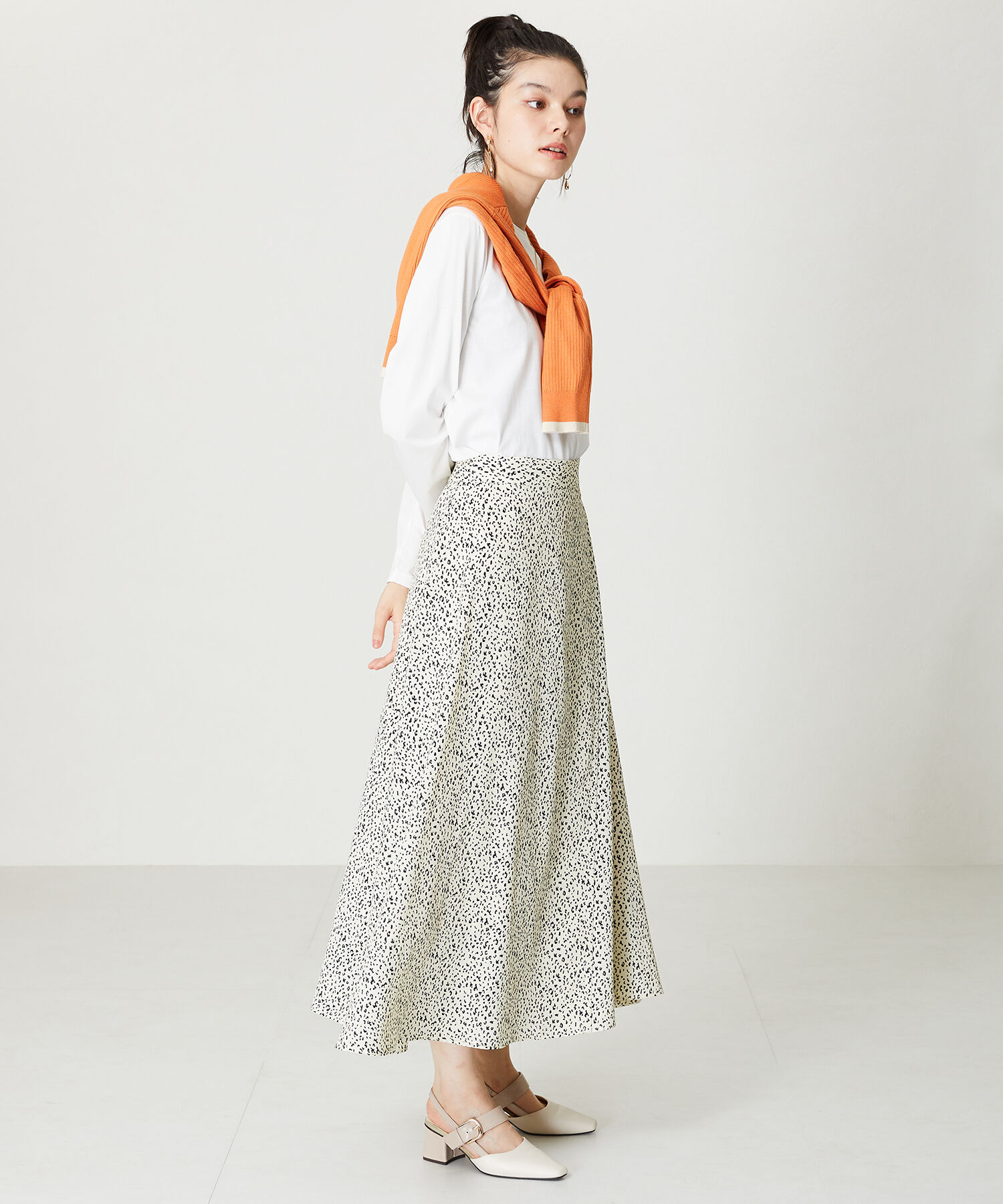 ORiental TRaffic「【トレンド】変形ヒールバックストラップパンプス/41101 パンプス 人気 売れてる スクエアトゥ」|サンダル|