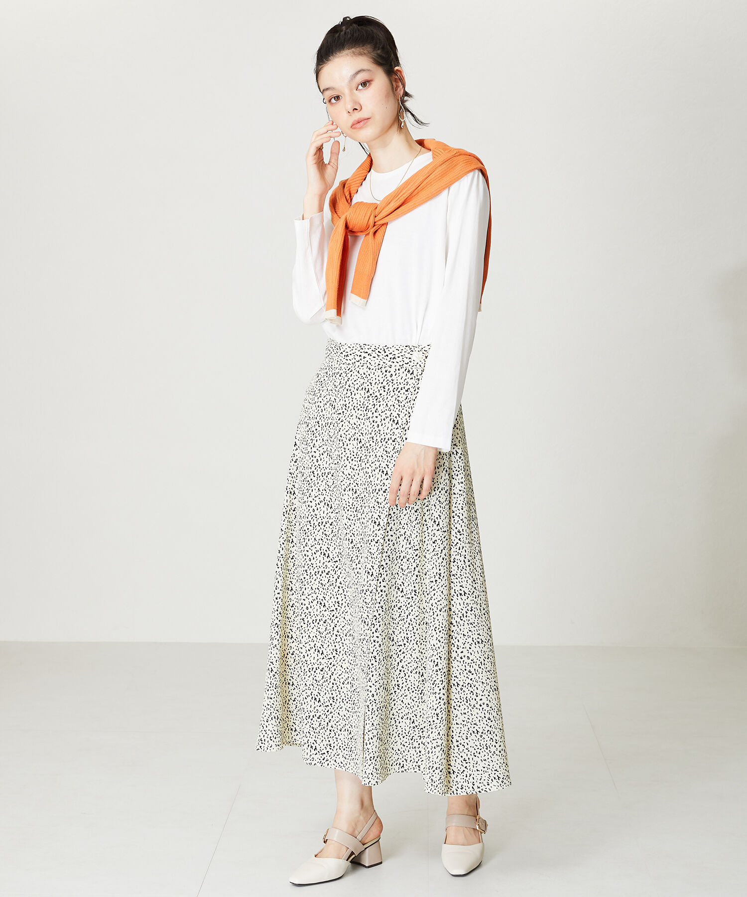 ORiental TRaffic「【トレンド】変形ヒールバックストラップパンプス/41101 パンプス 人気 売れてる スクエアトゥ」|サンダル|