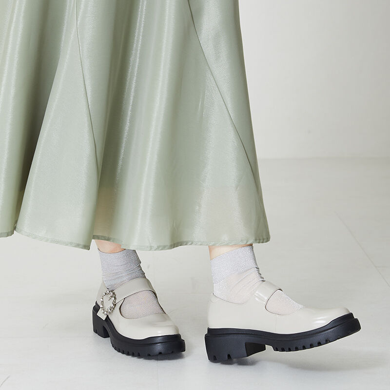 ORiental TRaffic「ビジューバックルストラップシューズ/41110」|パンプス|