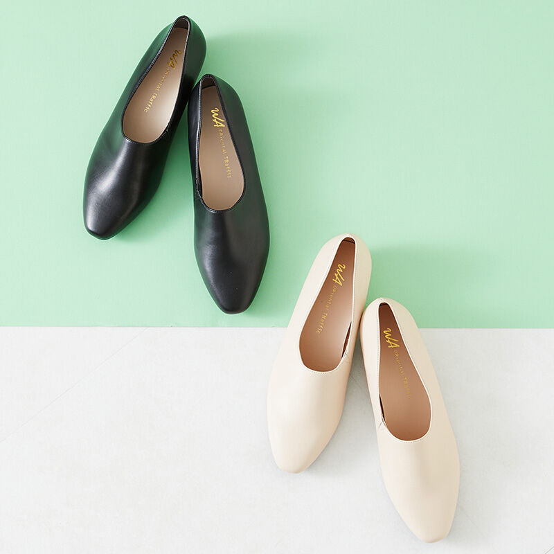 WA Oriental TRaffic「インヒール甲深パンプス/42113」|パンプス|WHITE