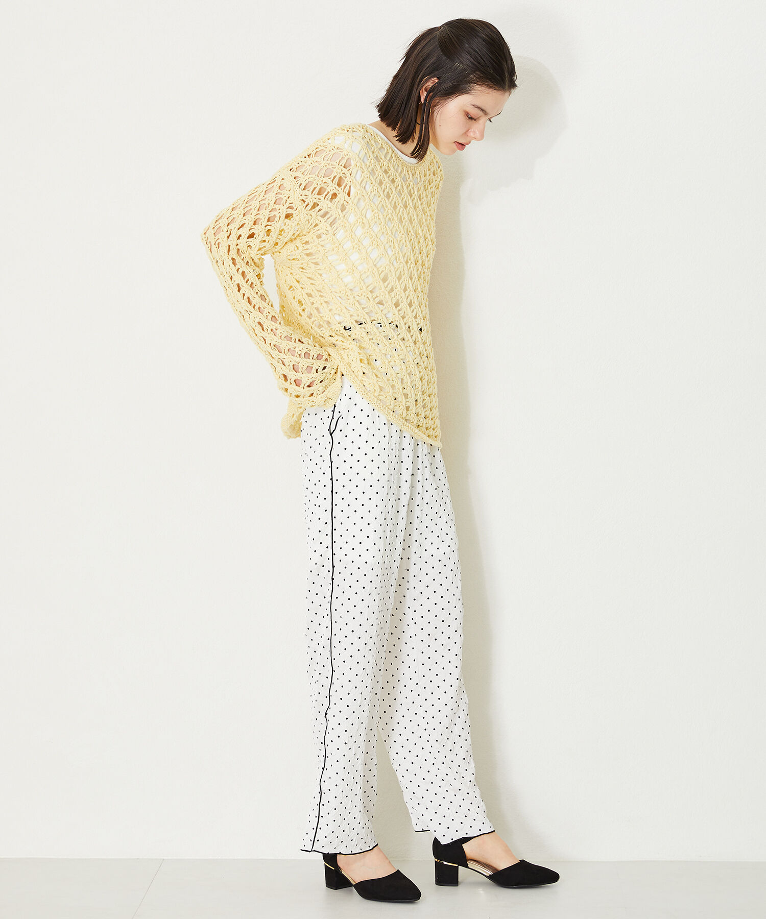 ORiental TRaffic「セパレートラインヒールパンプス/45101」|パンプス|