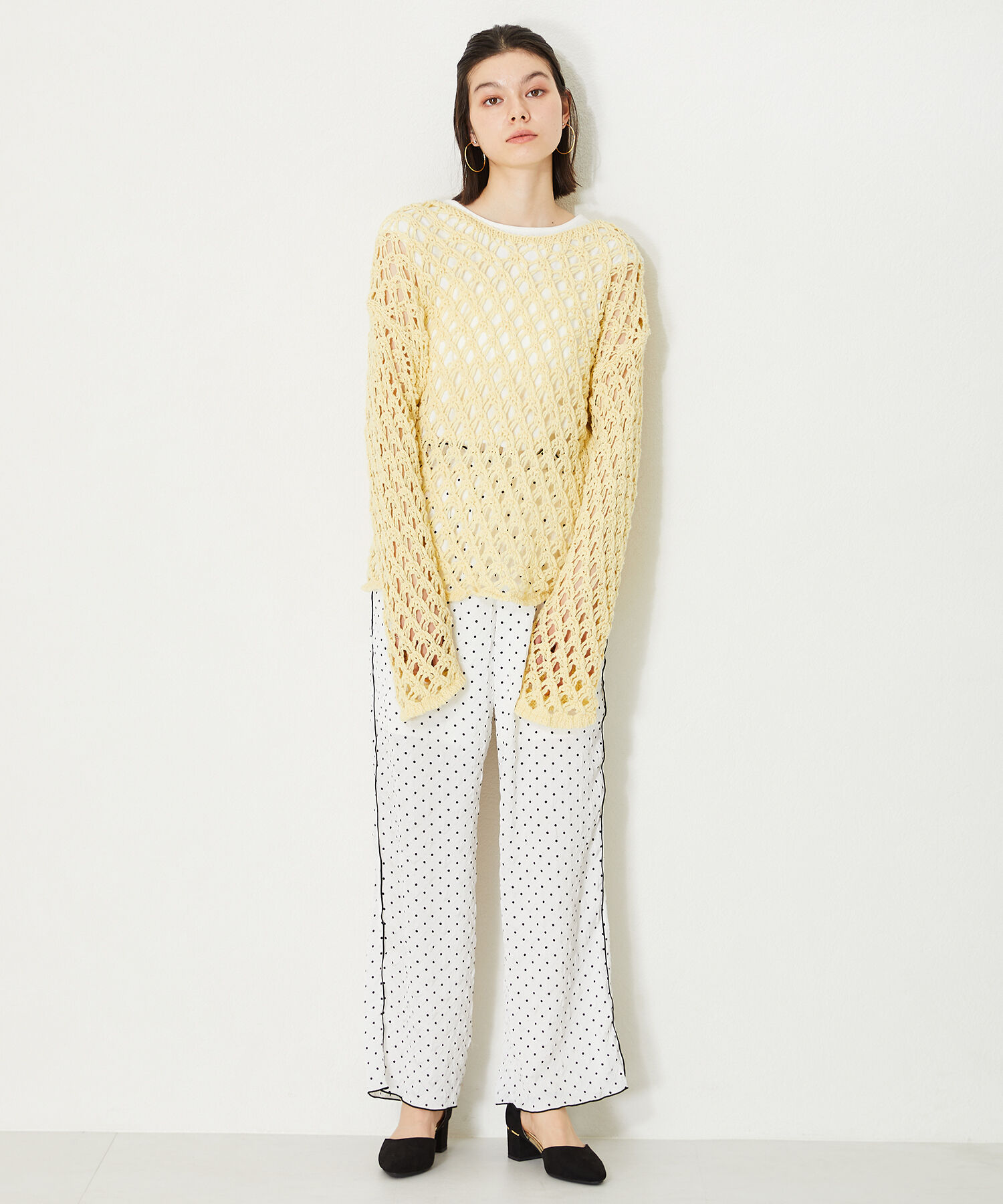 ORiental TRaffic「セパレートラインヒールパンプス/45101」|パンプス|