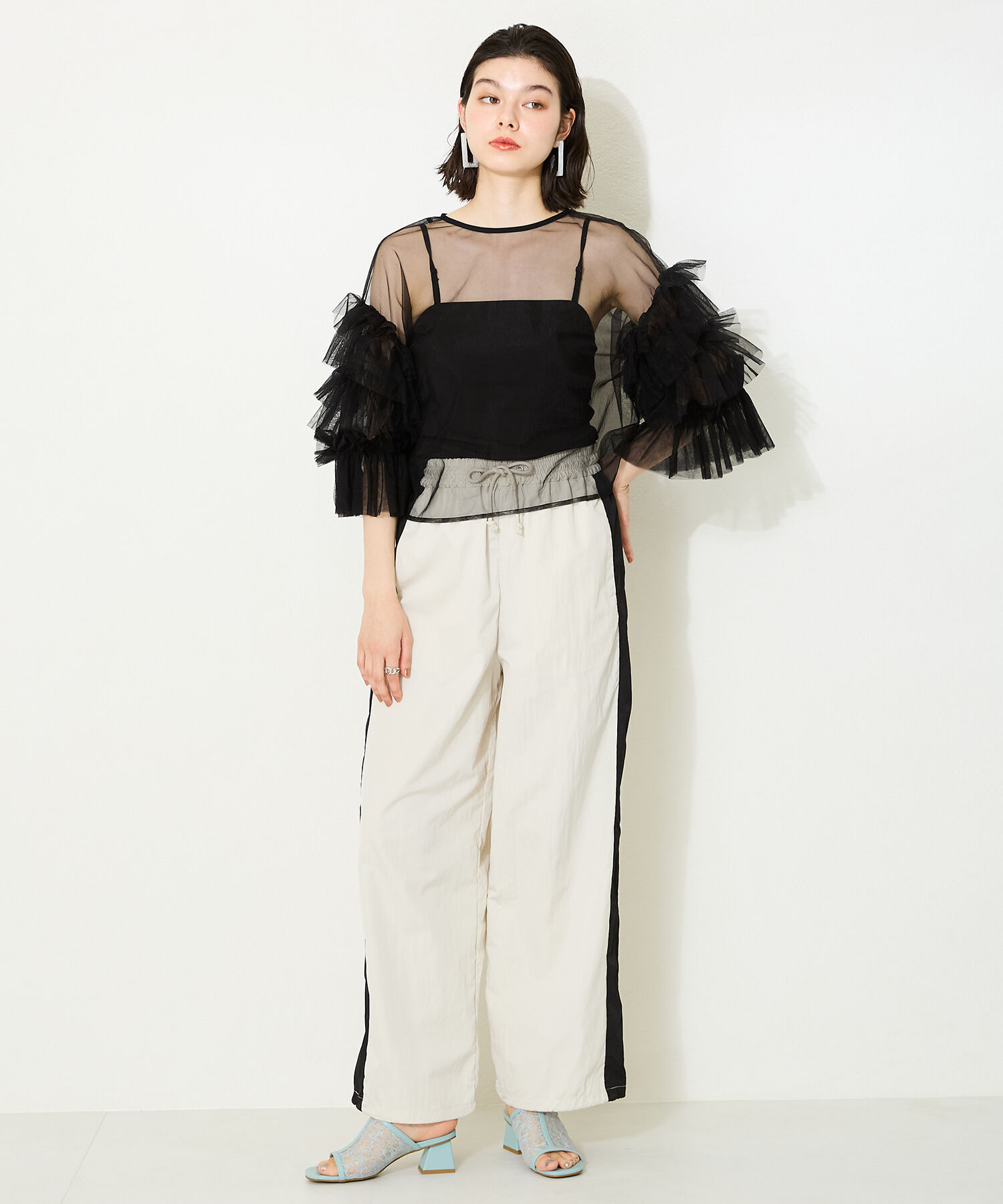 ORiental TRaffic「パイピングデザインチュールサンダル/41228」|サンダル|