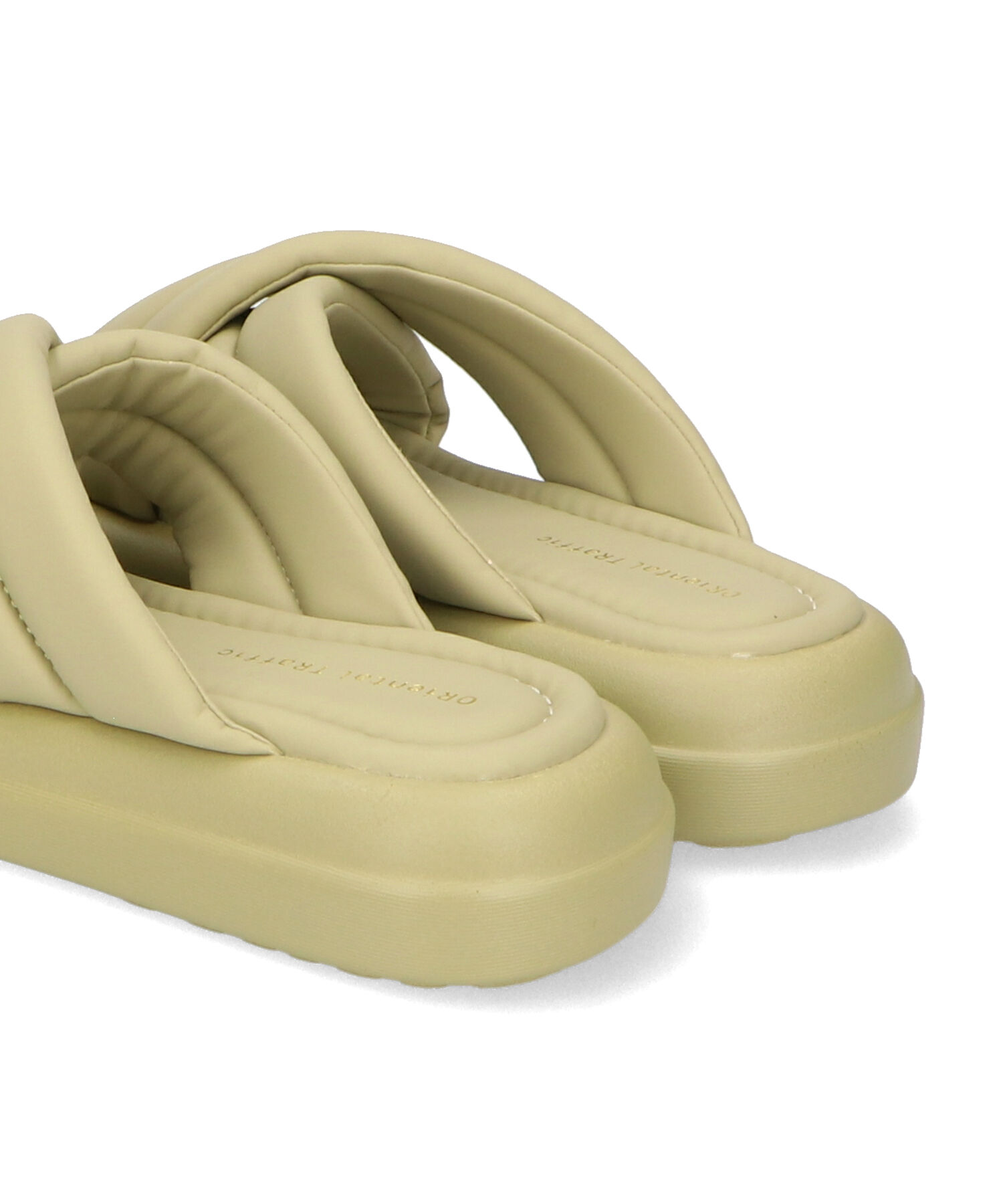 ORiental TRaffic「【アウトレット価格】パデットクロススライドサンダル/41232 サンダル 柔らかい フィット」|サンダル|