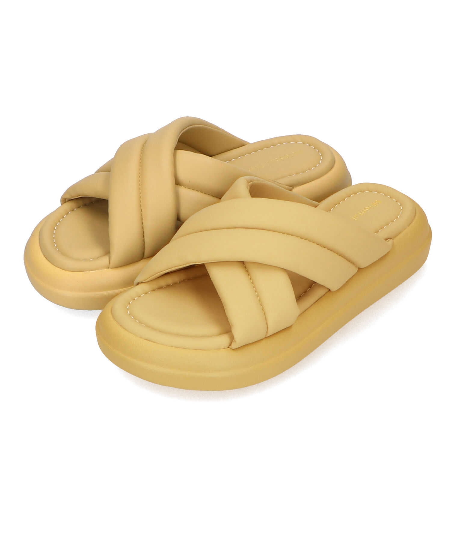 ORiental TRaffic「【アウトレット価格】パデットクロススライドサンダル/41232 サンダル 柔らかい フィット」|サンダル|