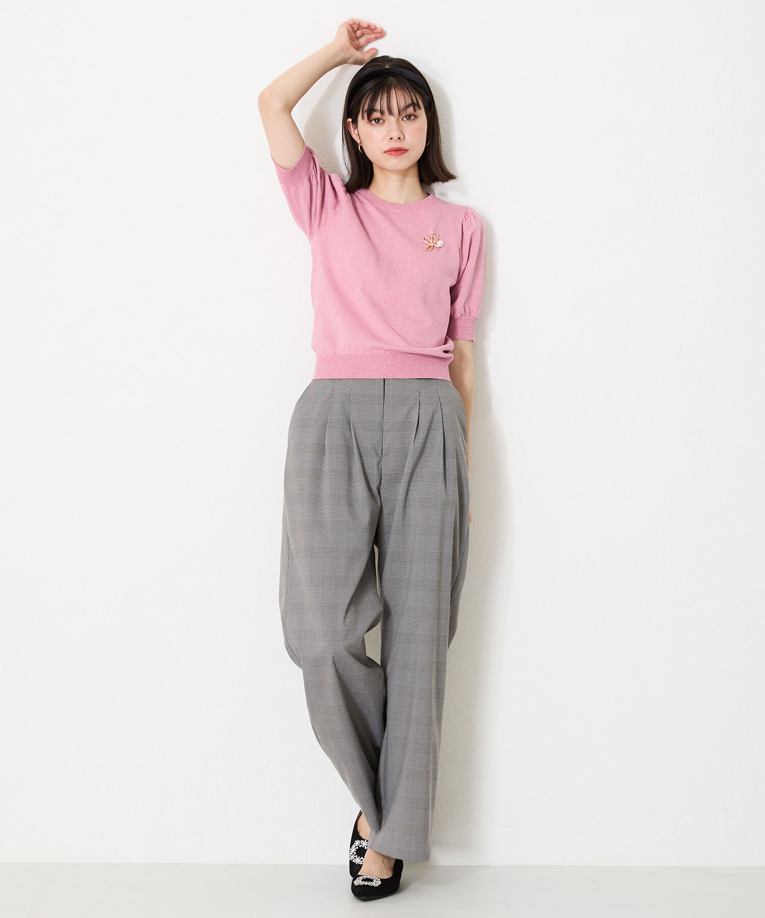 ORiental TRaffic「●2024秋冬新作●ビジューフラットパンプス/41306」|パンプス|