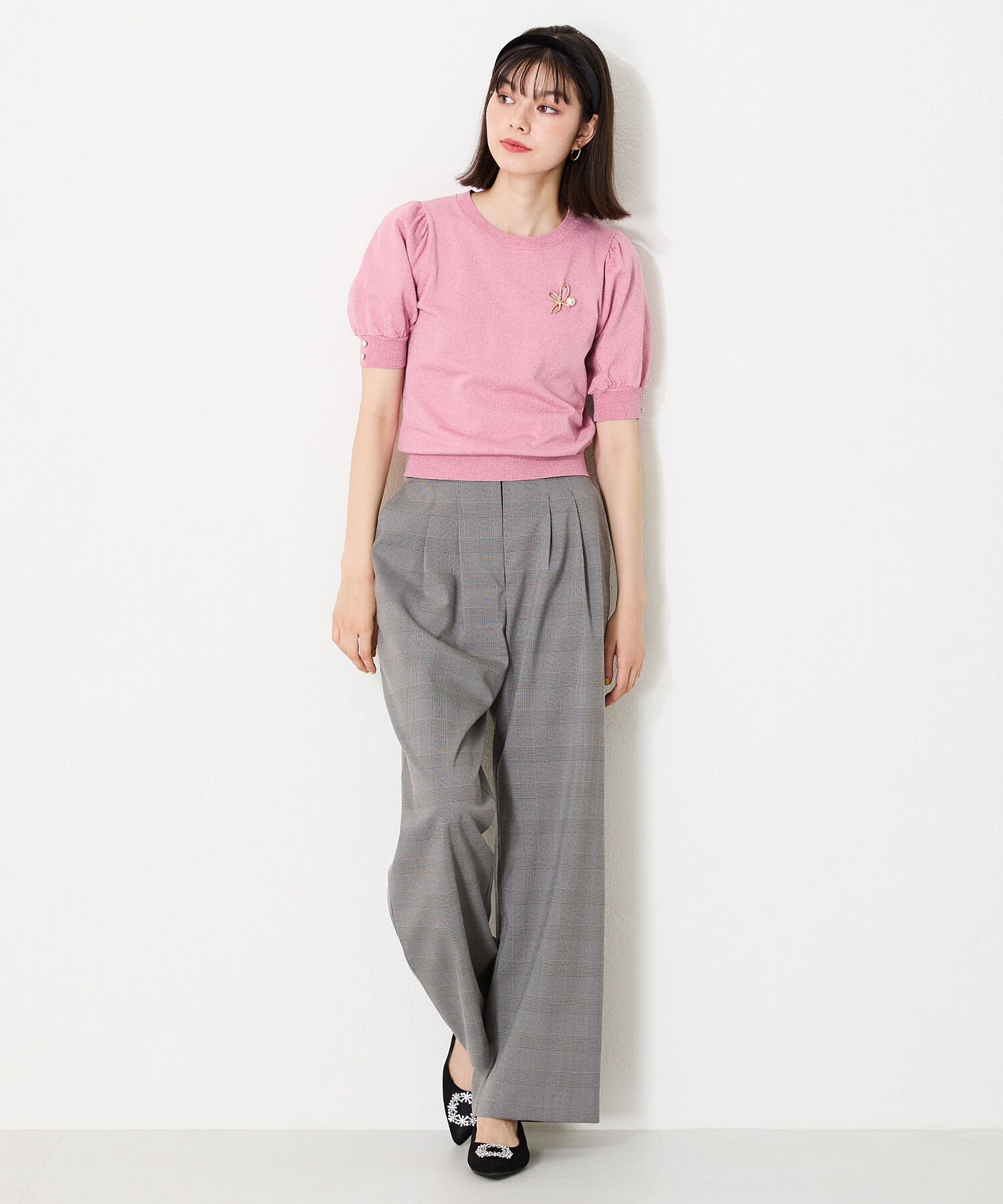 ORiental TRaffic「●2024秋冬新作●ビジューフラットパンプス/41306」|パンプス|