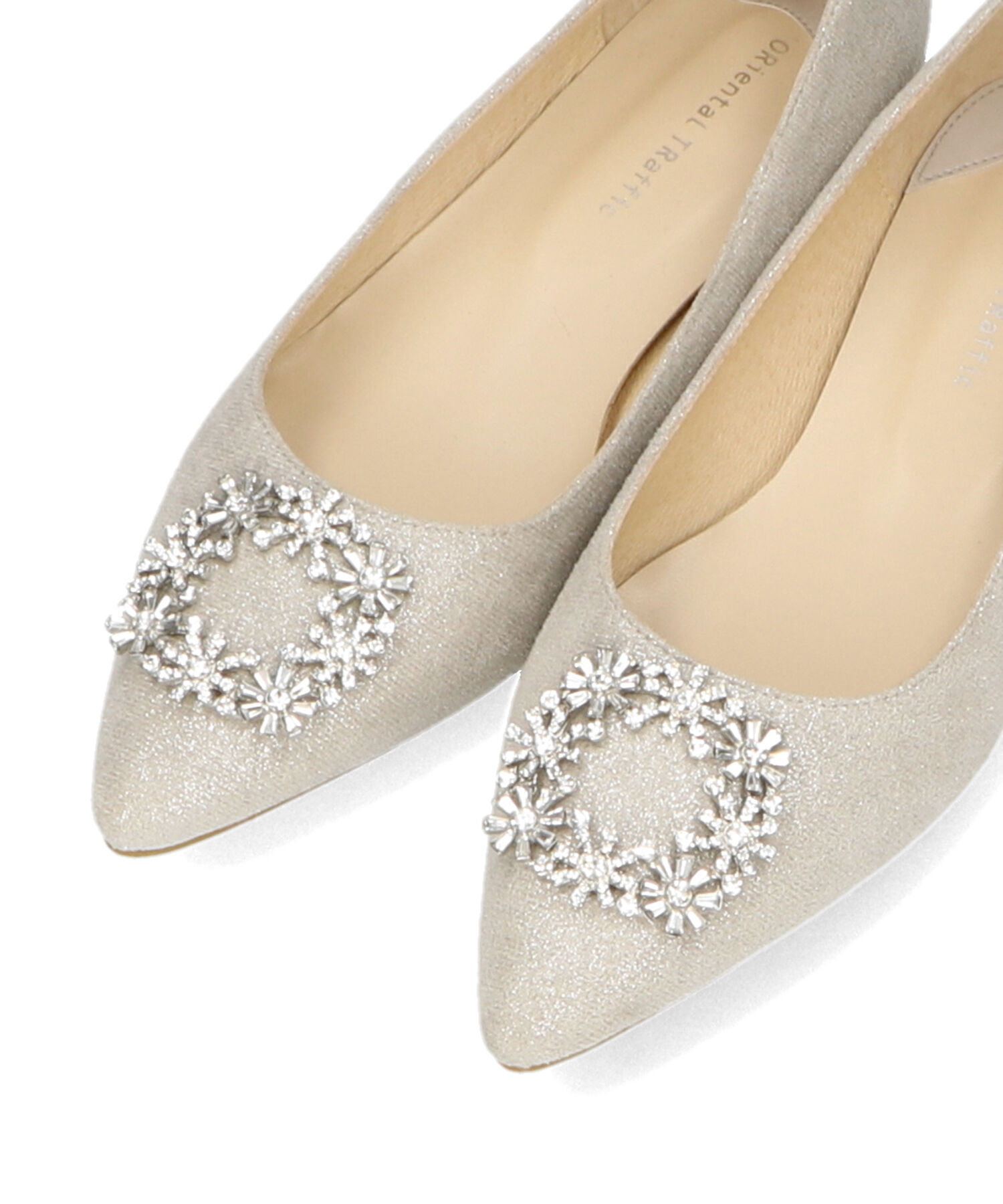 ORiental TRaffic「●2024秋冬新作●ビジューフラットパンプス/41306」|パンプス|